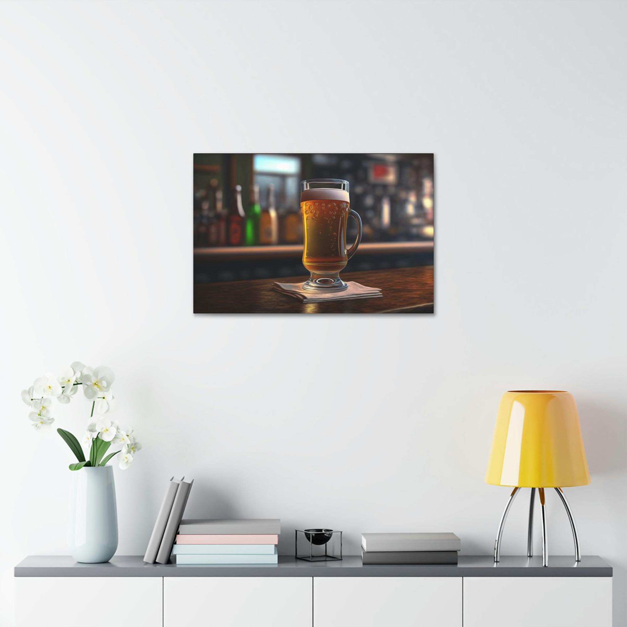 Beer Drink in the Art: Framed Beer Posters for Your Home Bar