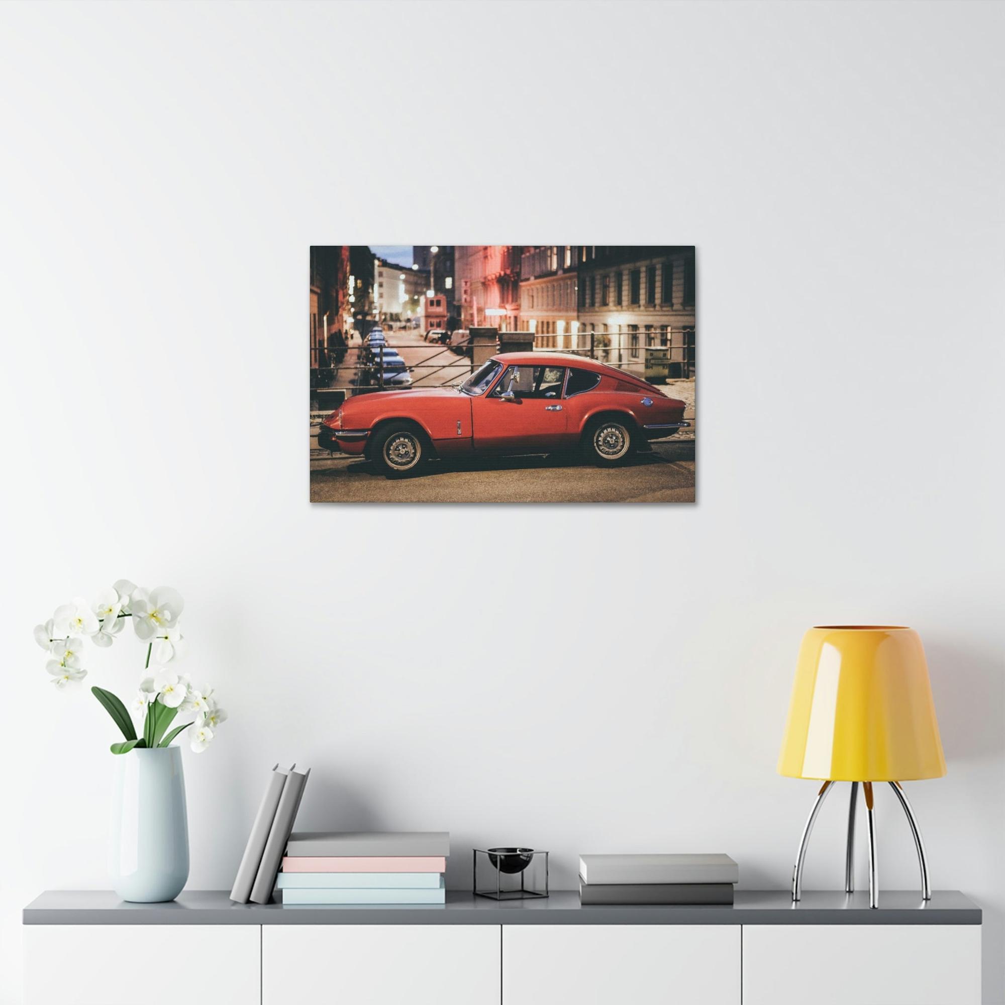 Corvette The Classic Corvette: A Striking Framed Poster Print for Car Enthusiasts