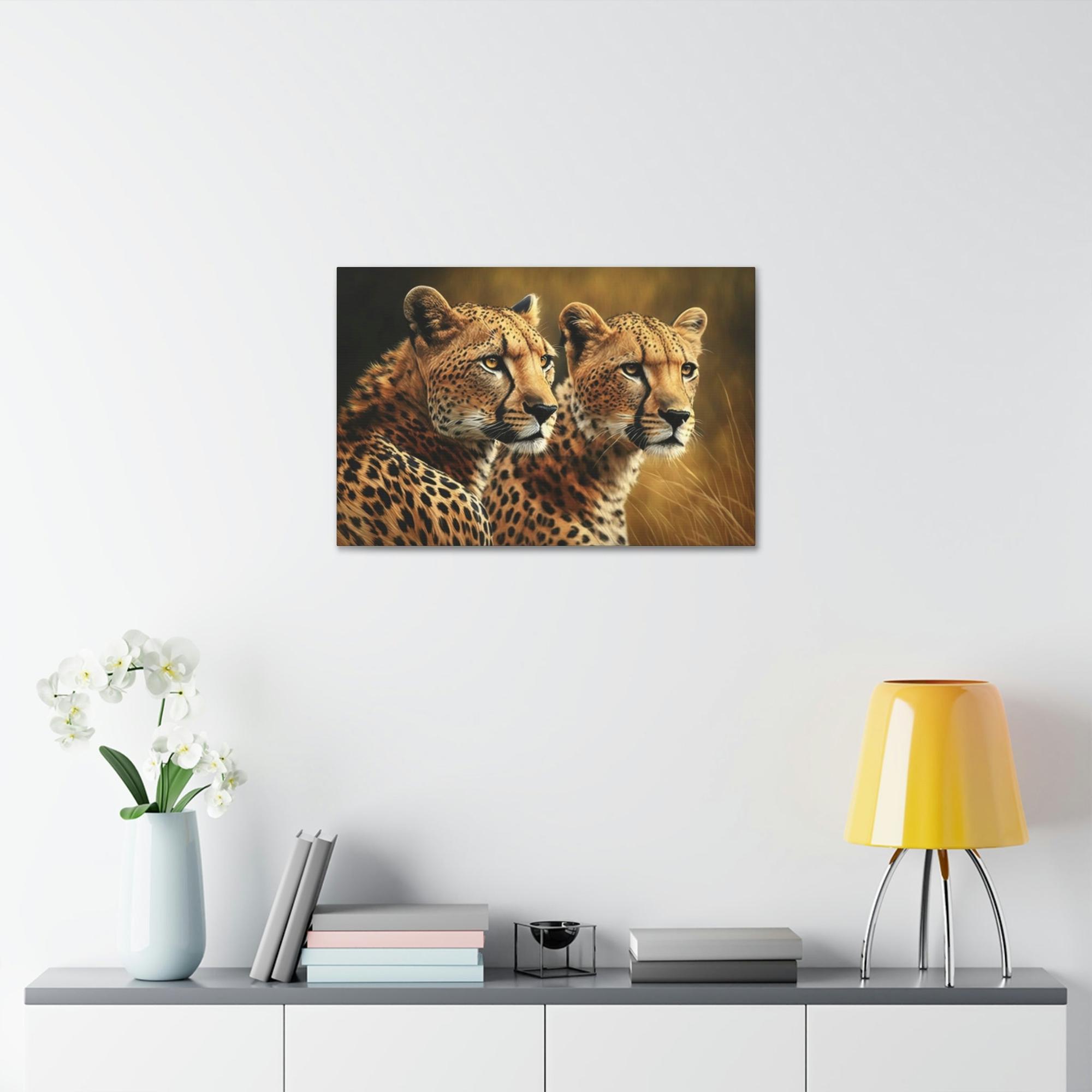 Cheetahs Graceful Predators: Cheetahs on Stunning Wall Art