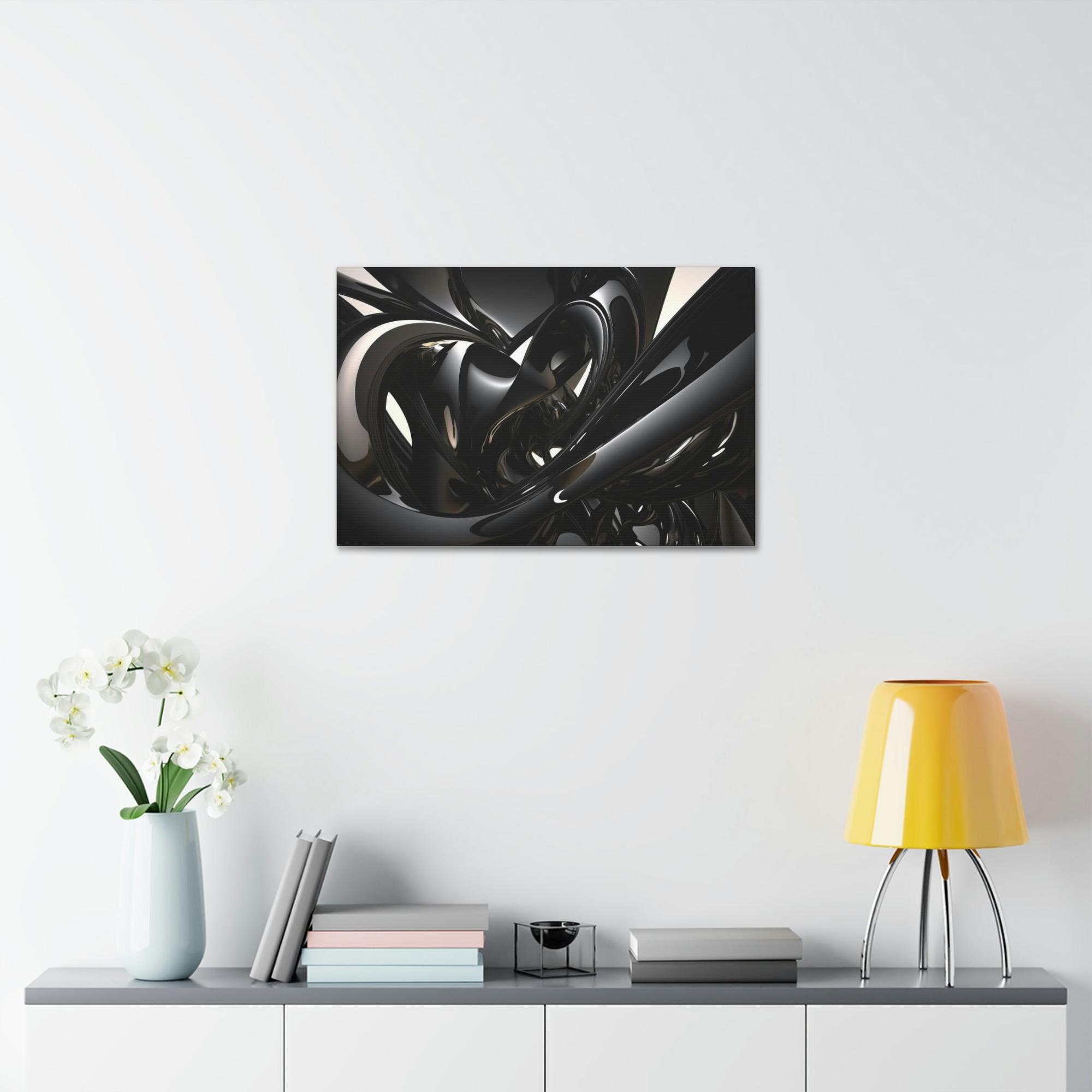 Black The Beauty of Darkness: Framed Black Art Print