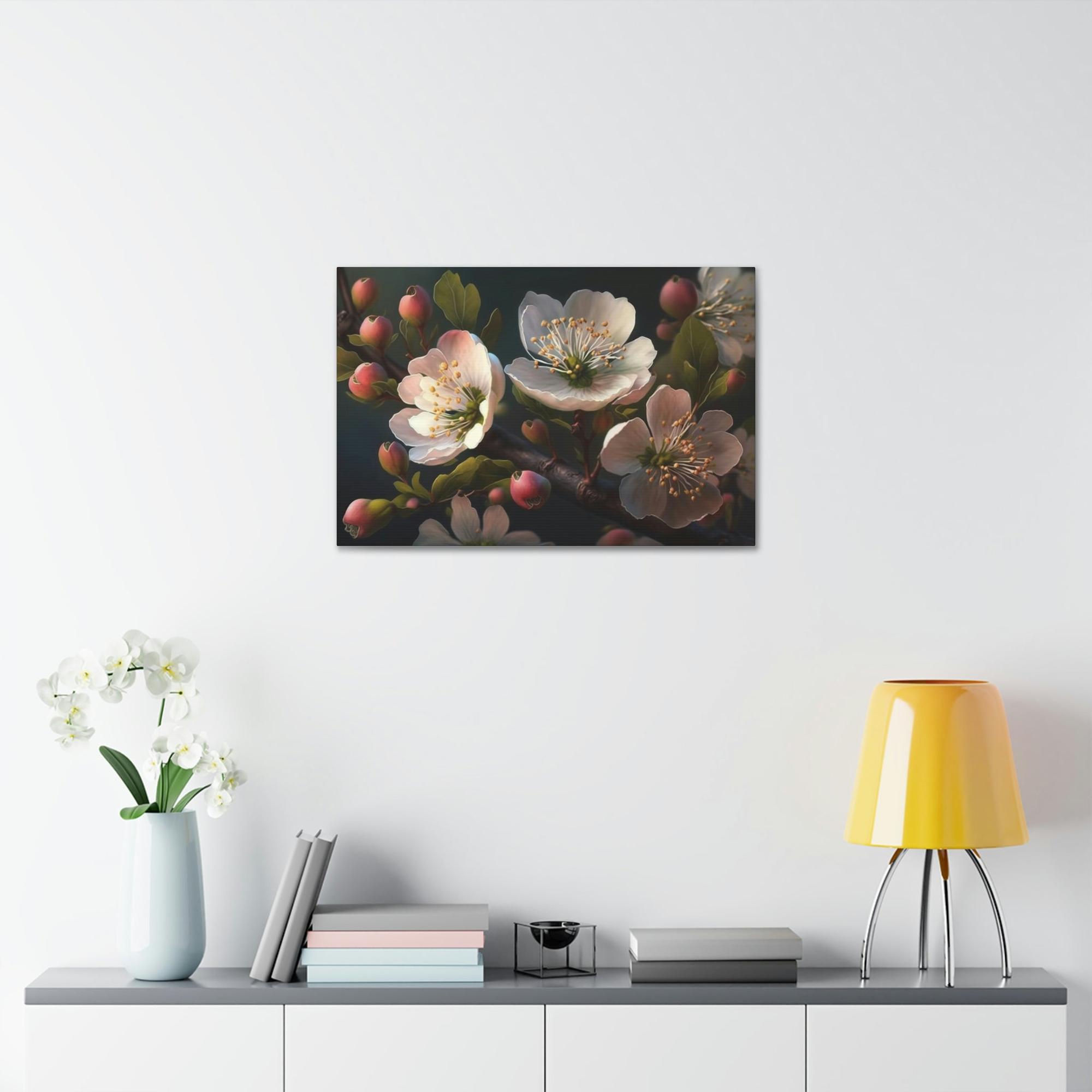 Cherry Blossoms Cherry Blossom Dreams: Natural Canvas & Poster Wall Art