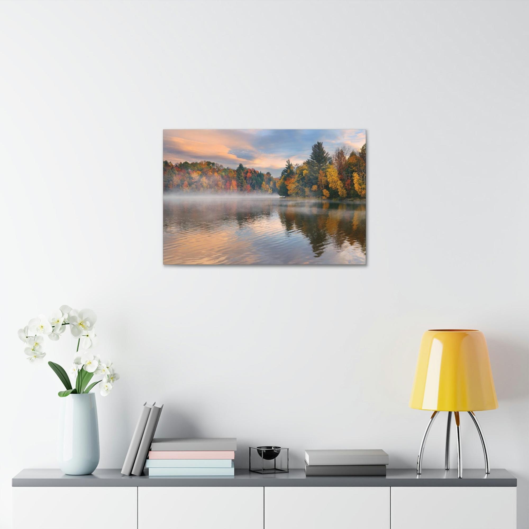 Autumn Seasonal Splendor: A Stunning Print on Canvas and Framed Canvas to Celebrate the Colors of Fall