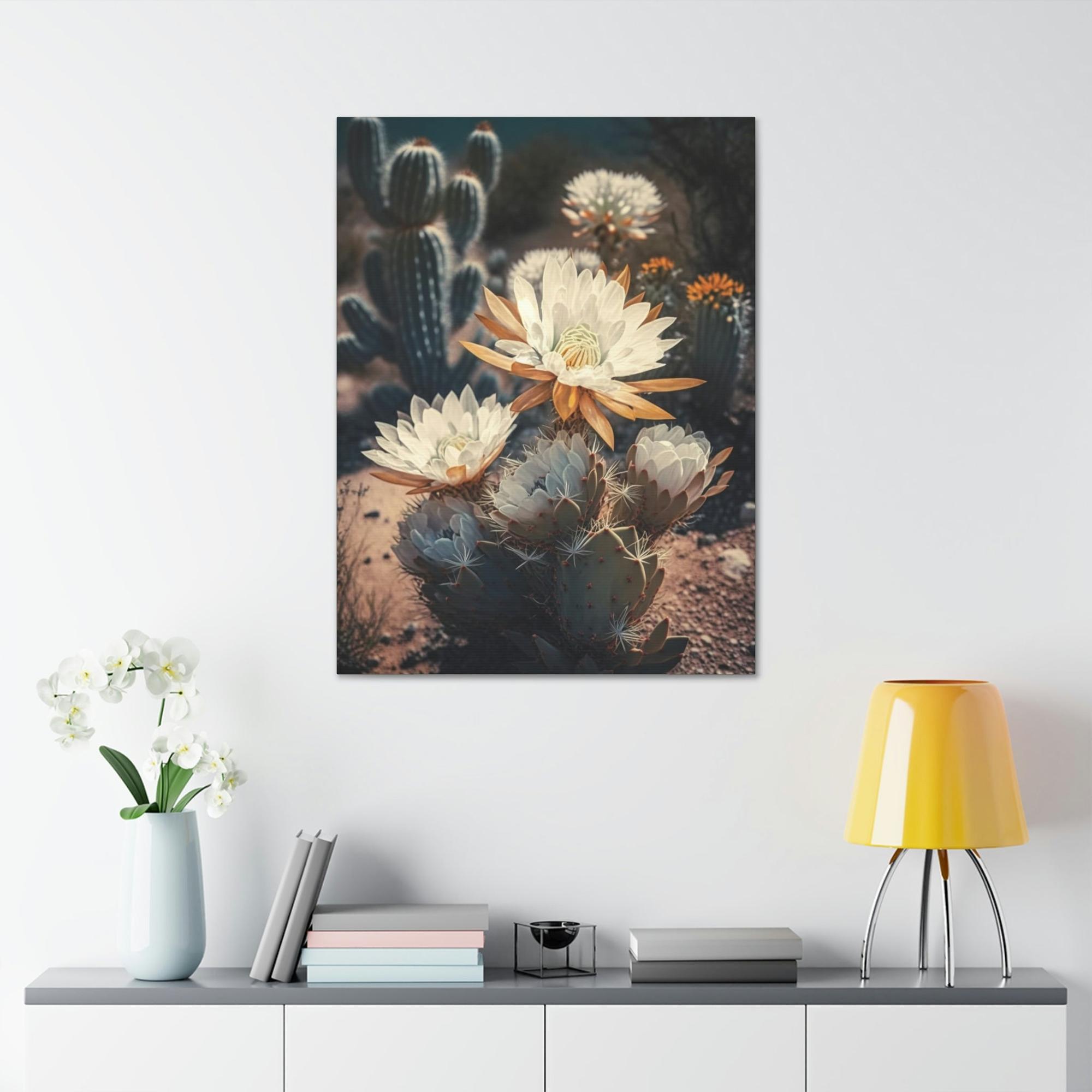 Cactus Desert Chic: Framed Cactus Wall Art for a Stylish Home Decor