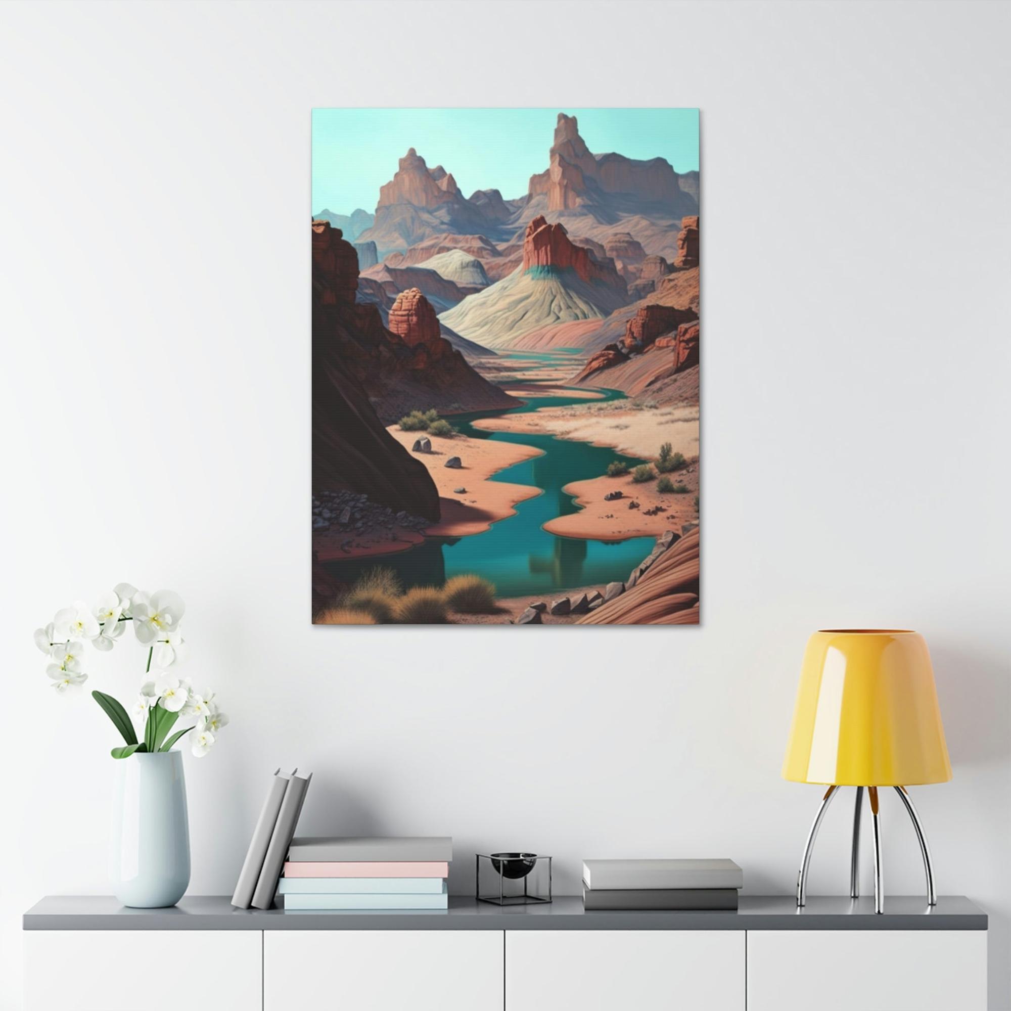 Canyon The Great Outdoors: Canyons Art on Framed Canvas and Posters for Nature Lovers