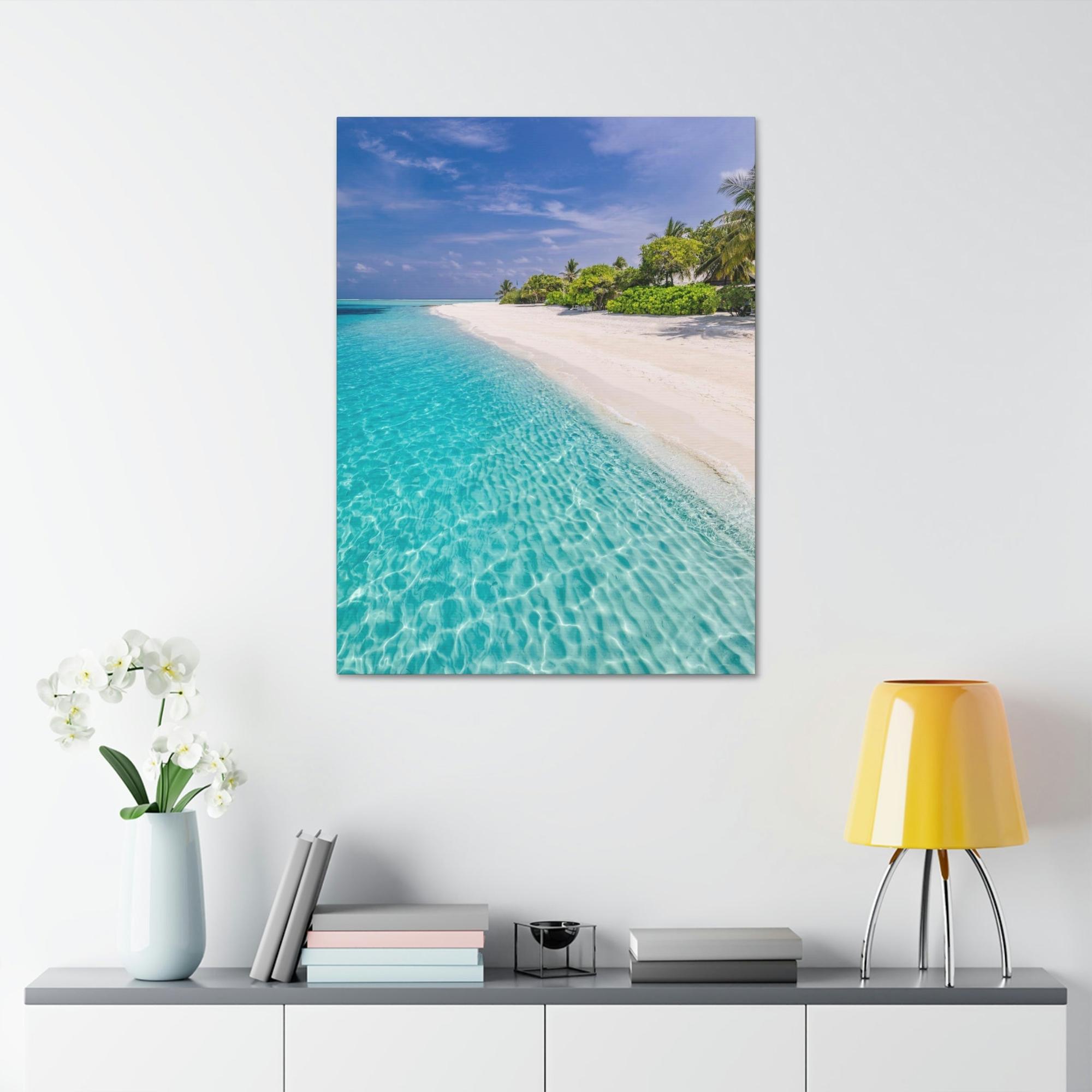 Caribbean Beach Island Dreams: Caribbean Beach Print on Canvas and Art Prints for Your Home