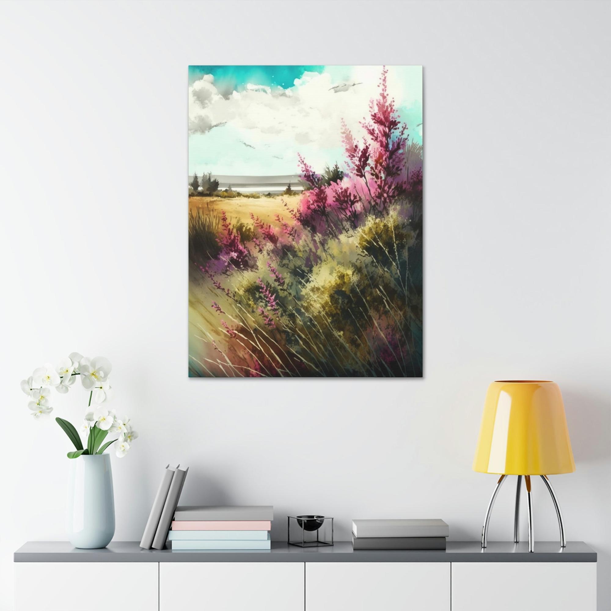 Autumn Rustic Charm: A Beautiful Print on Canvas and Framed Canvas to Add a Touch of Autumn to Your Home
