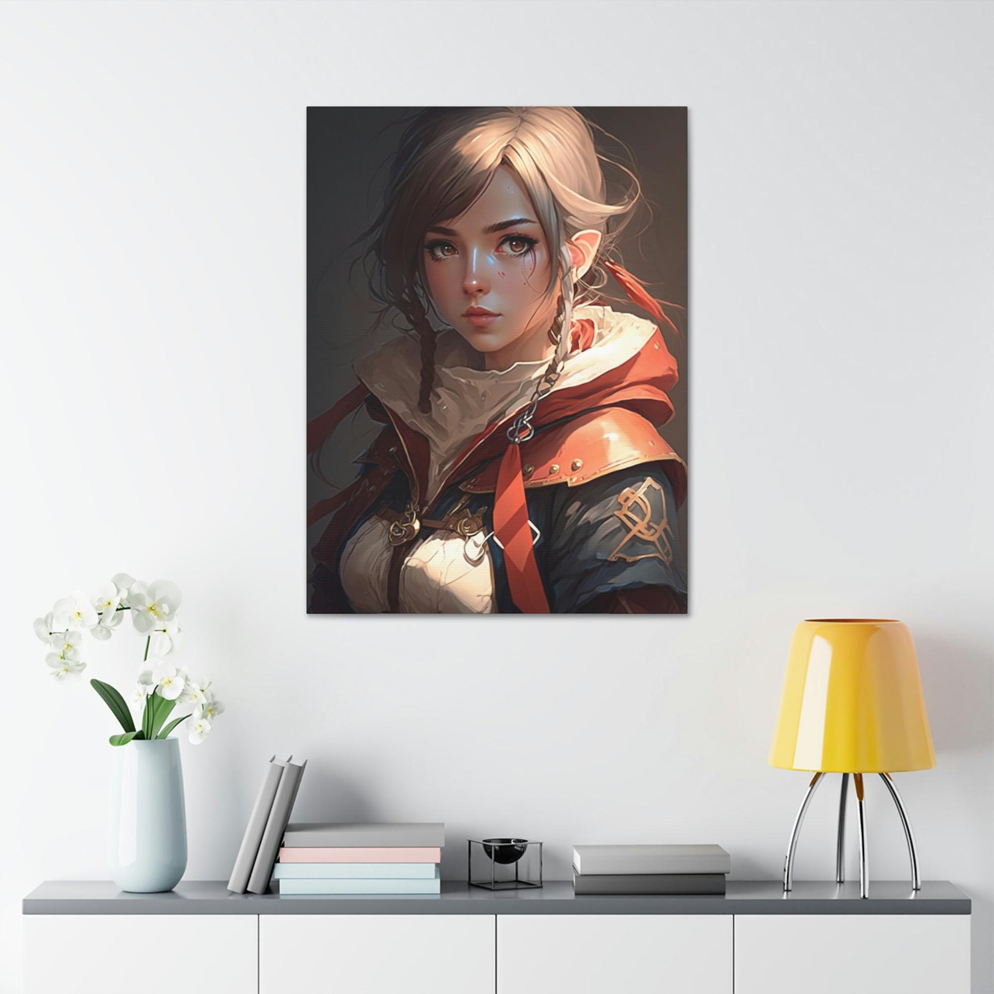 Anime Anime Dreams: Canvas Art with Fantasy Characters in a Dreamlike World