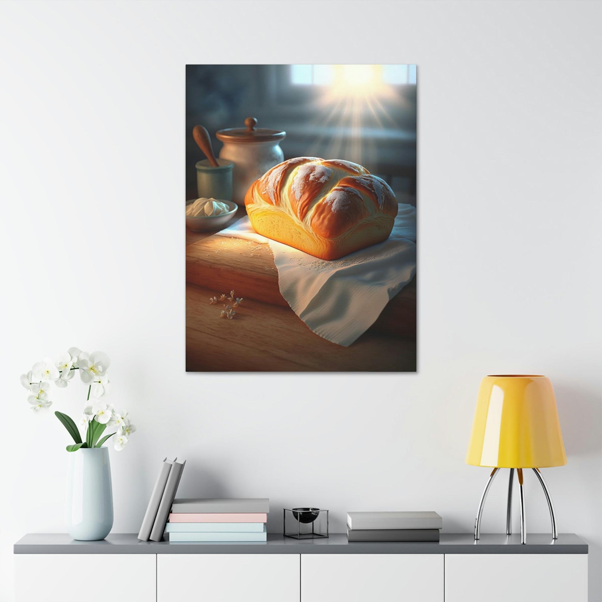 Bread The Daily Bread: Print on Canvas and Art for Kitchen Decor