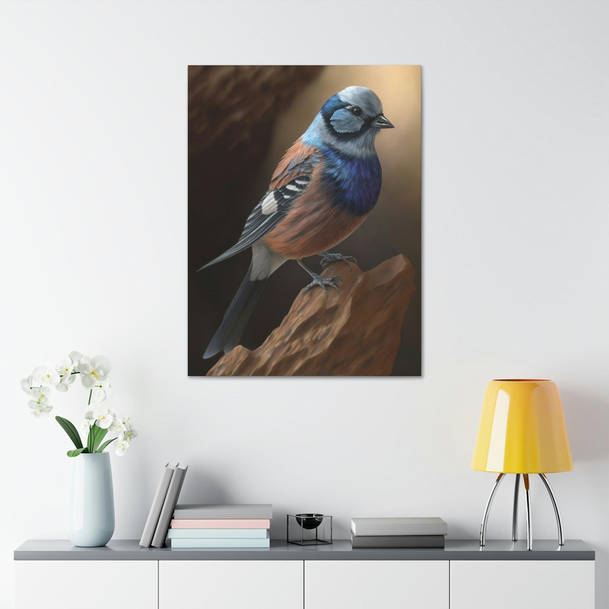 Birds The Rainbow of Feathers: A Print on Canvas & Poster of Birds with Vivid Colors