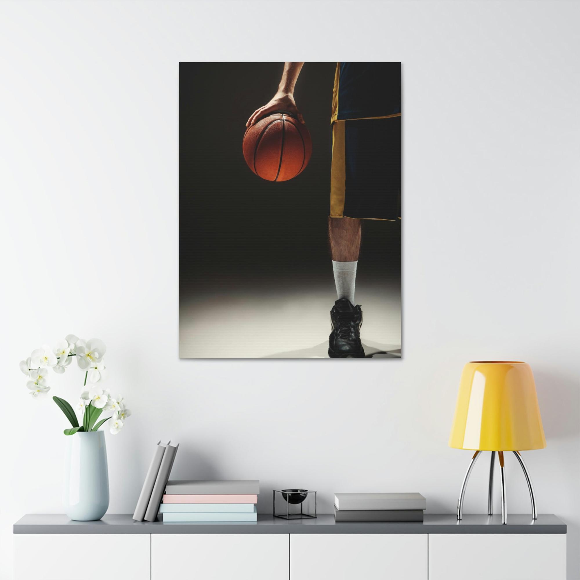 Basketball Basketball Brilliance: Print on Canvas and Framed Posters for Fans of the Sport