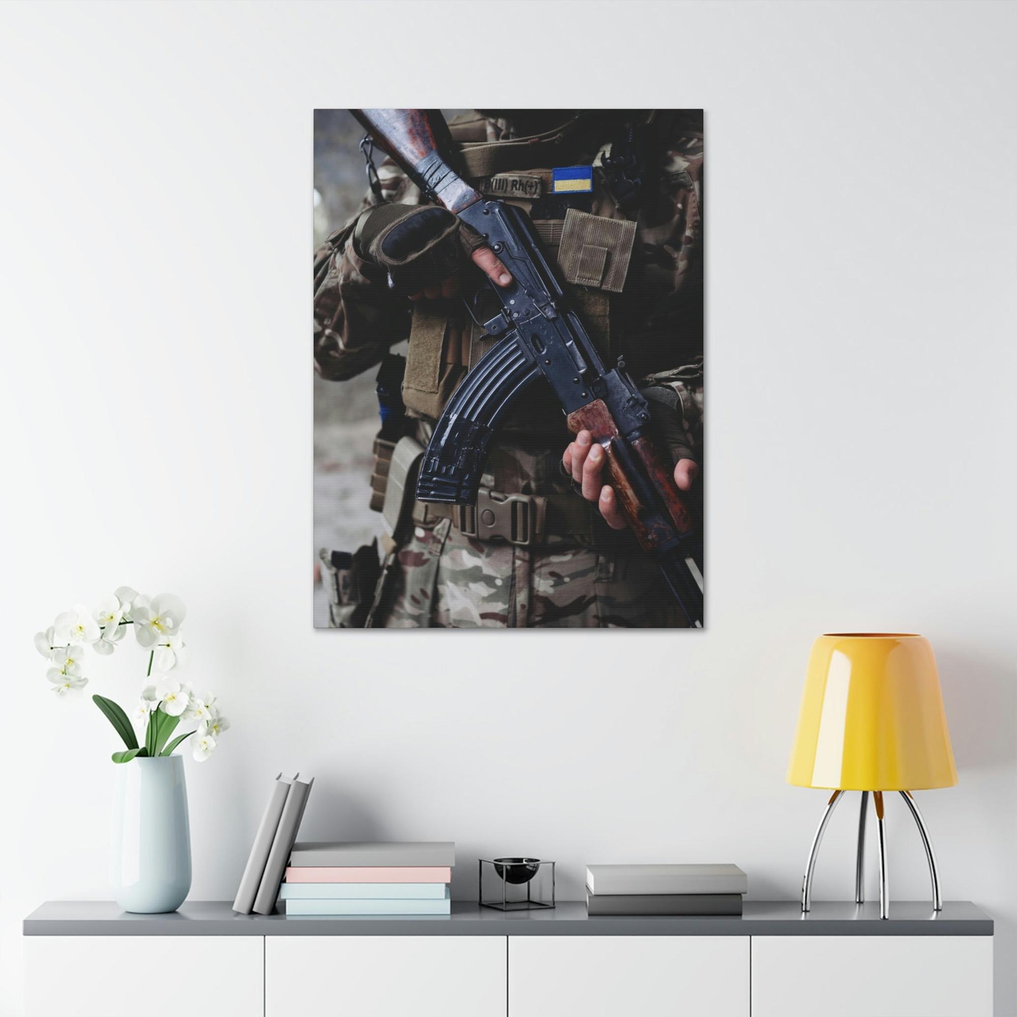 Army Armed and Dangerous: High-Quality Poster of Modern Army Weapons