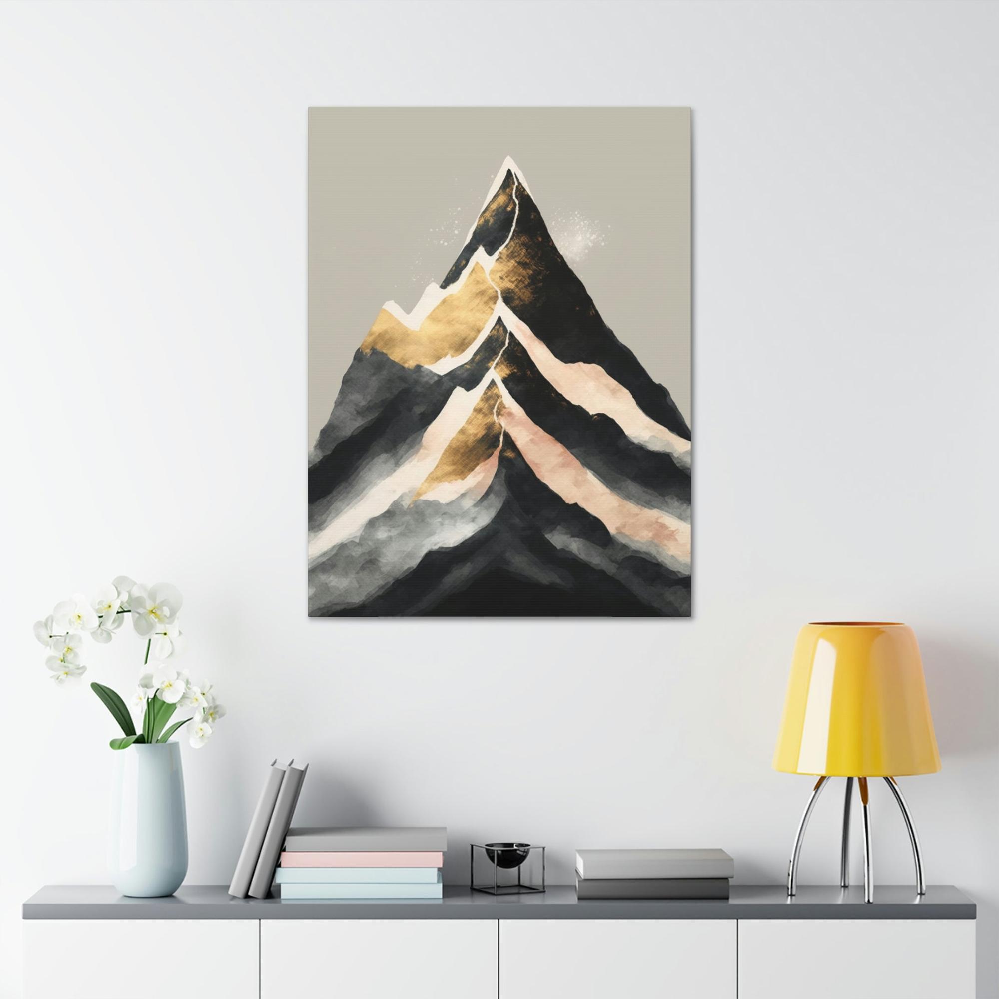 Abstract Landscape Harmony of Forms: A Natural Canvas & Poster Wall Art of an Abstract Landscape
