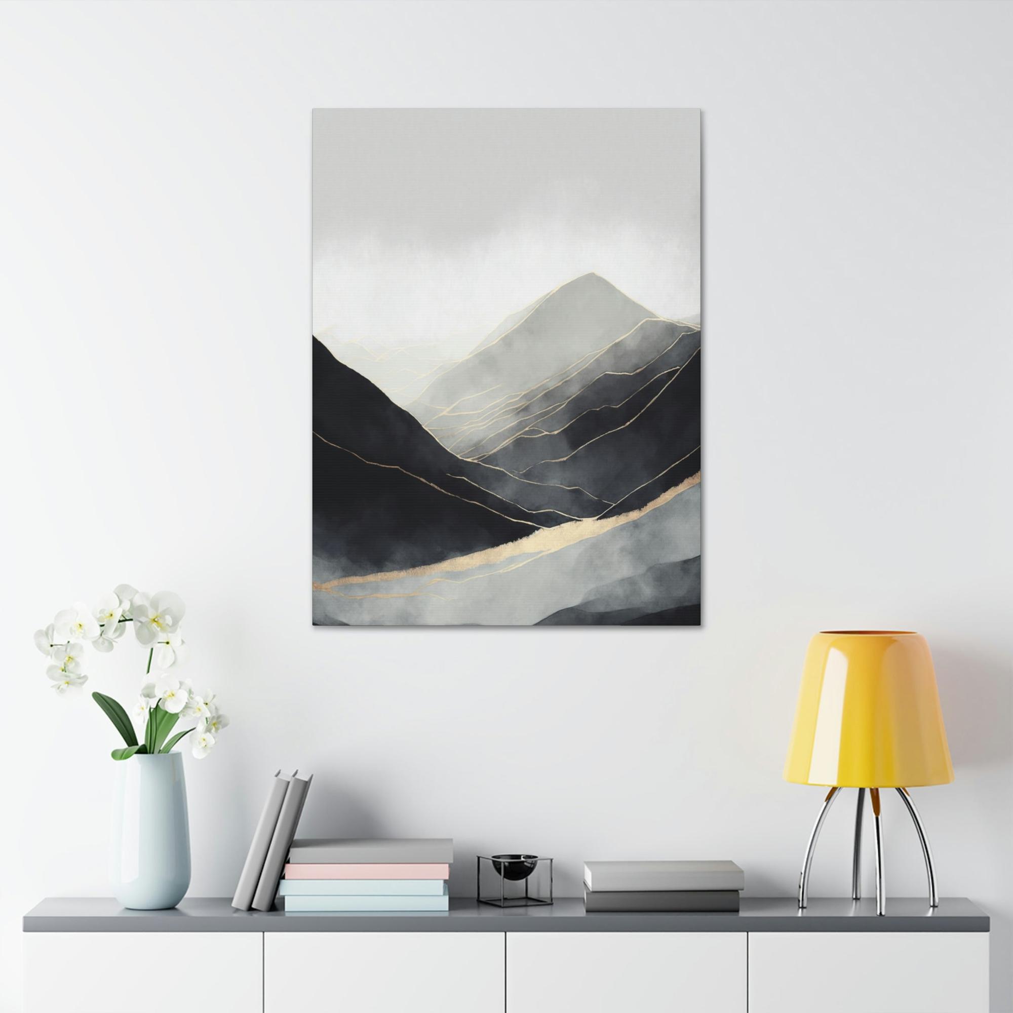 undefined Abstract Nature: A Print on Canvas & Poster of a Bold Landscape