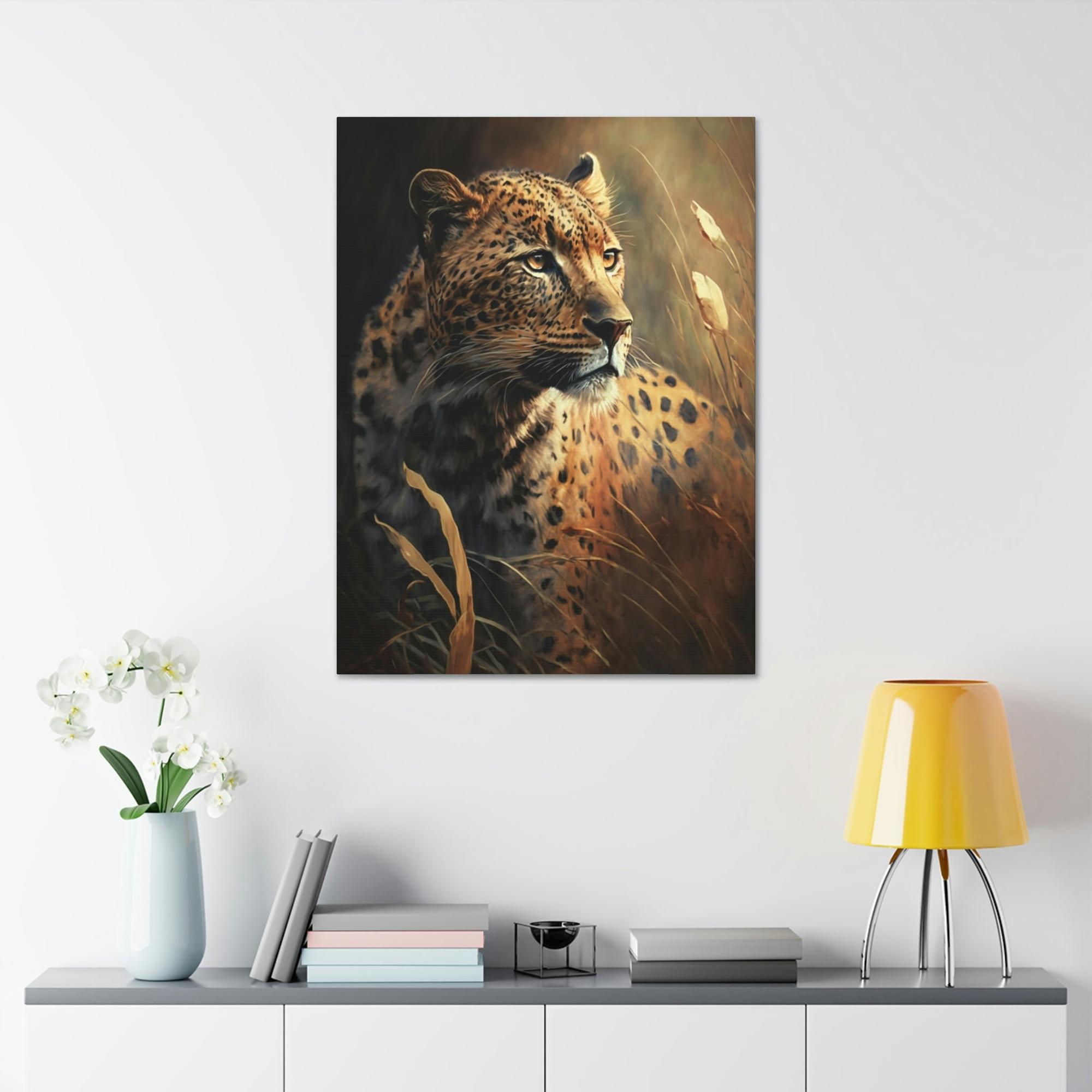 Cheetahs Fierce and Fast: Cheetahs on Dynamic Framed Canvas
