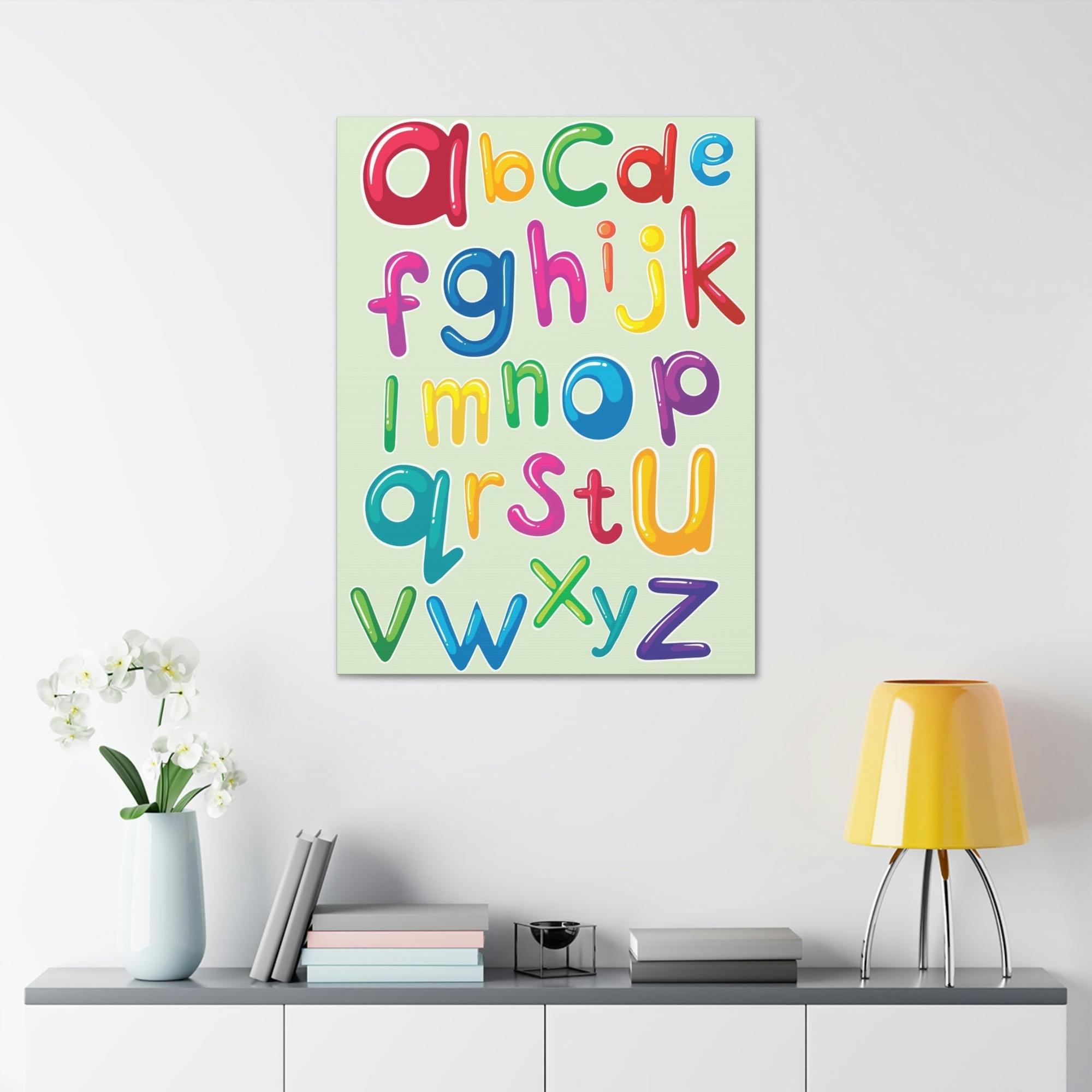 For Kids Fun and Whimsical: Colorful Framed Canvas and Posters for Kids' Rooms