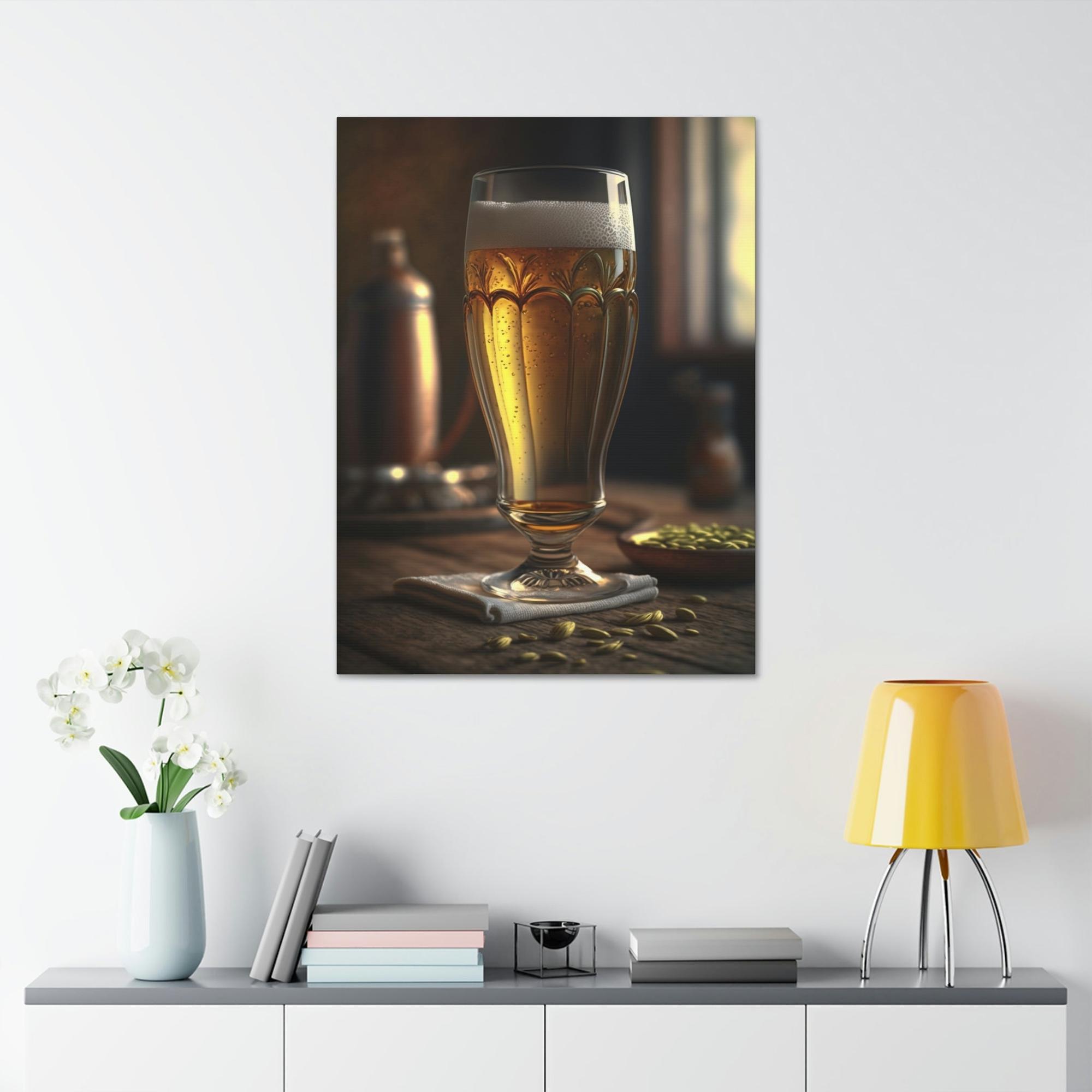 Beer The Art of Beer: Canvas and Poster Depicting Your Favorite Brews