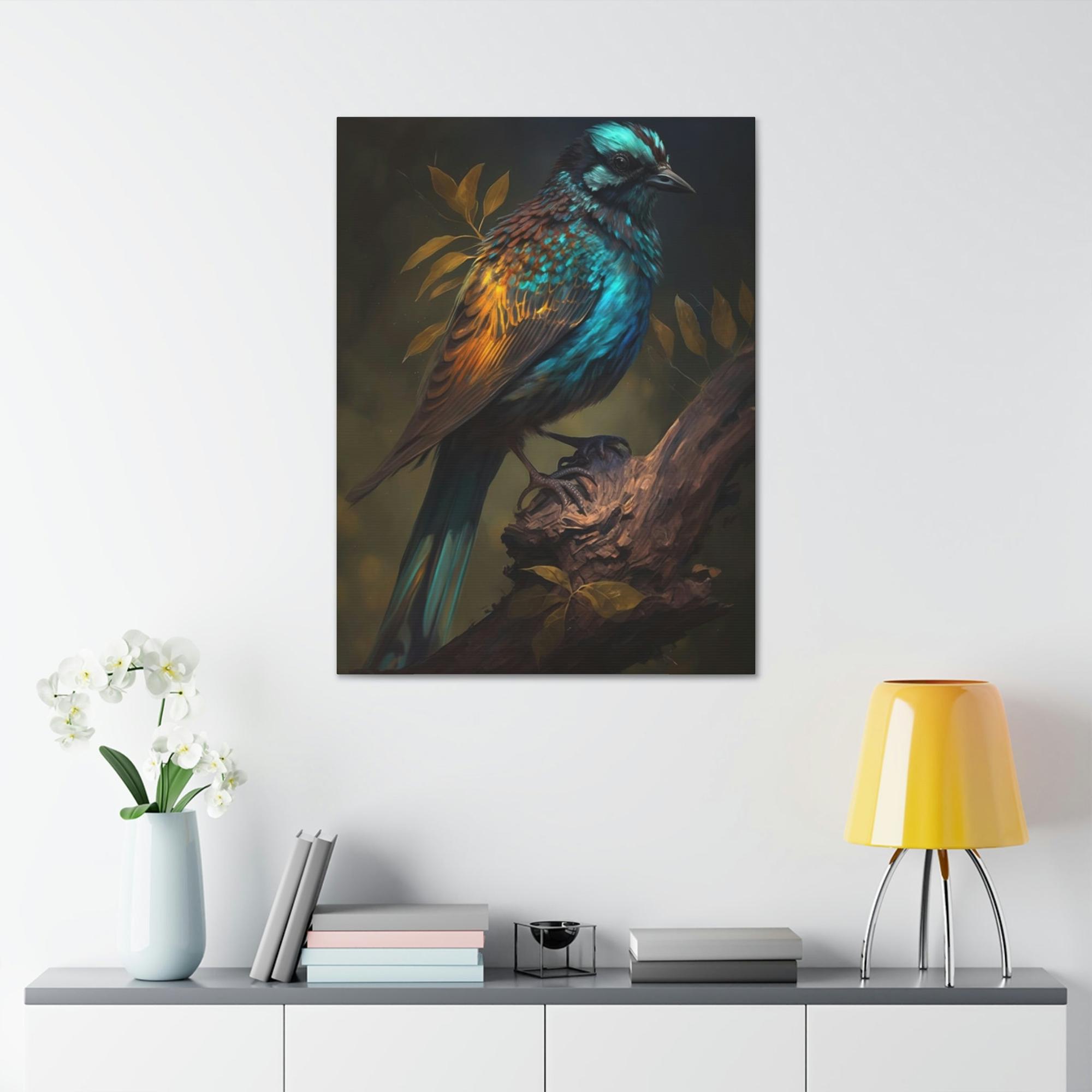 Birds The Majestic Birds: A Framed Canvas & Poster Print of Birds