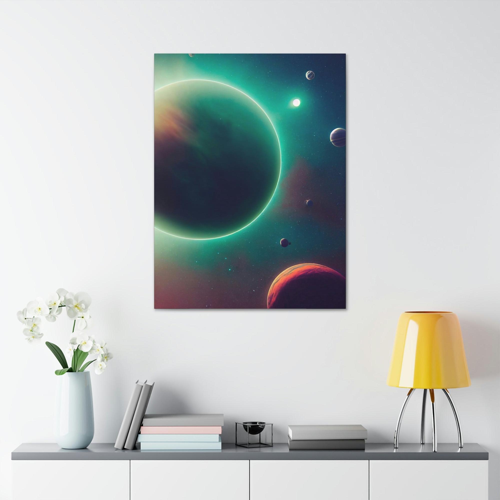 Astronomy & Space Solar System Symphony: A Striking Astronomy Print on Canvas & Poster