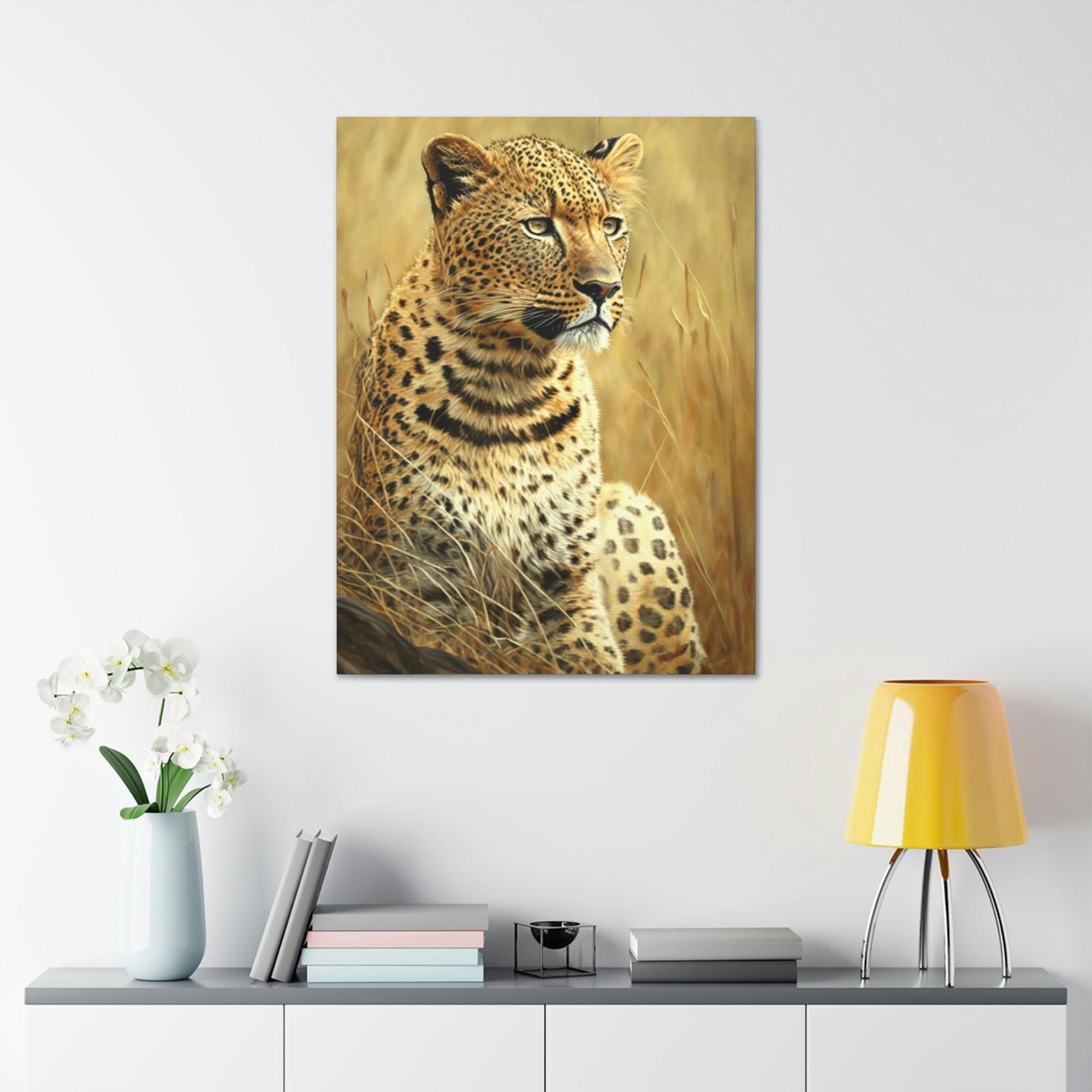 Cheetahs Savanna's Finest: Cheetahs on Dynamic Print on Canvas