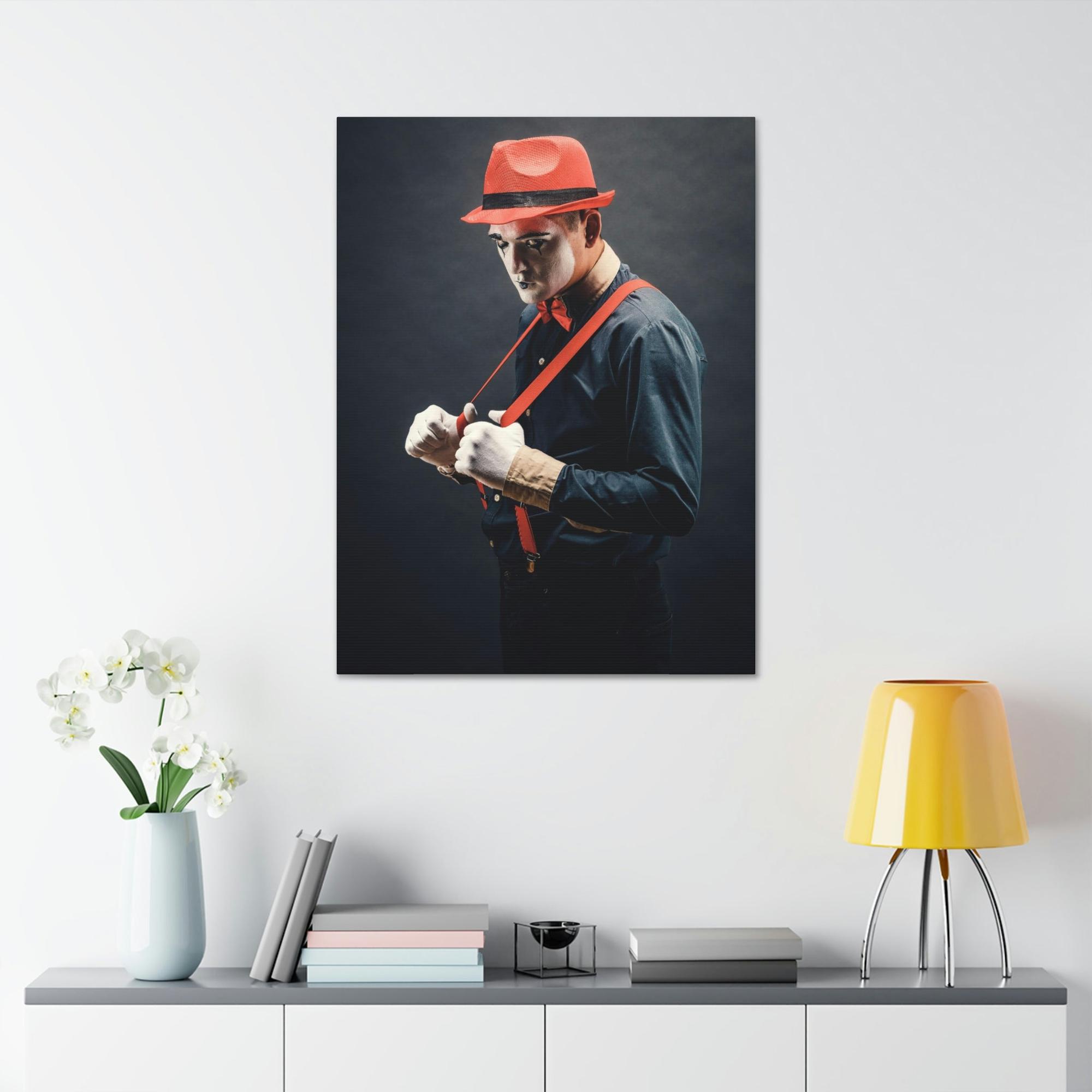 Comedians The Comedian's Art: Captivating Print on Framed Canvas for Your Home