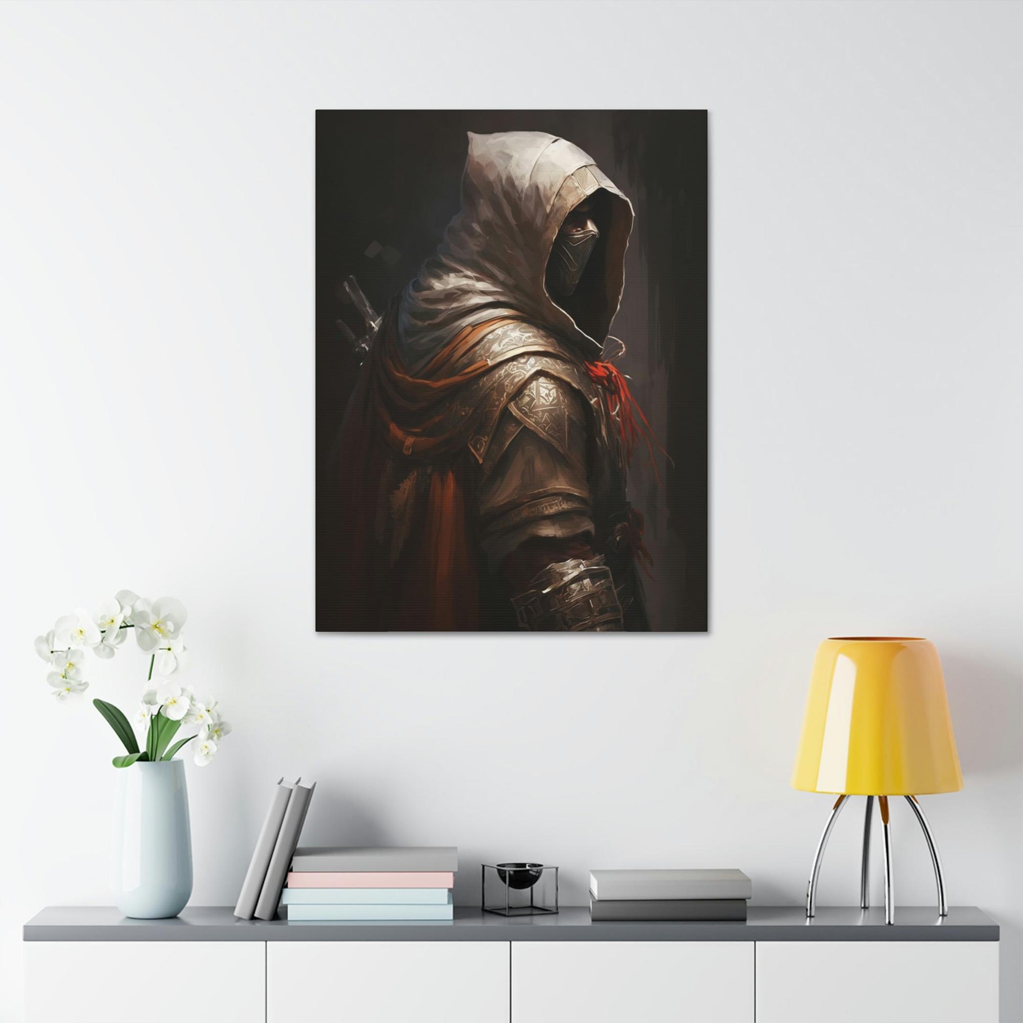 Assassin Creed Artistic Interpretation of Assassin's Creed: Print on Canvas for Fans