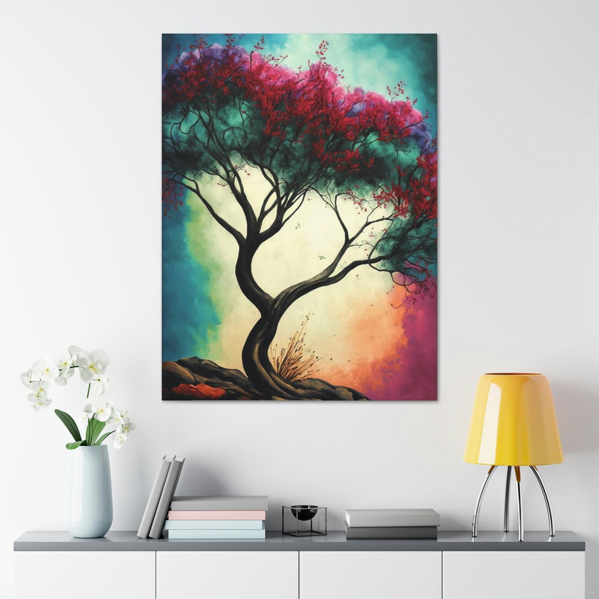 Abstract Landscape Majestic Horizons: A Natural Canvas & Poster Wall Art of Abstract Landscape
