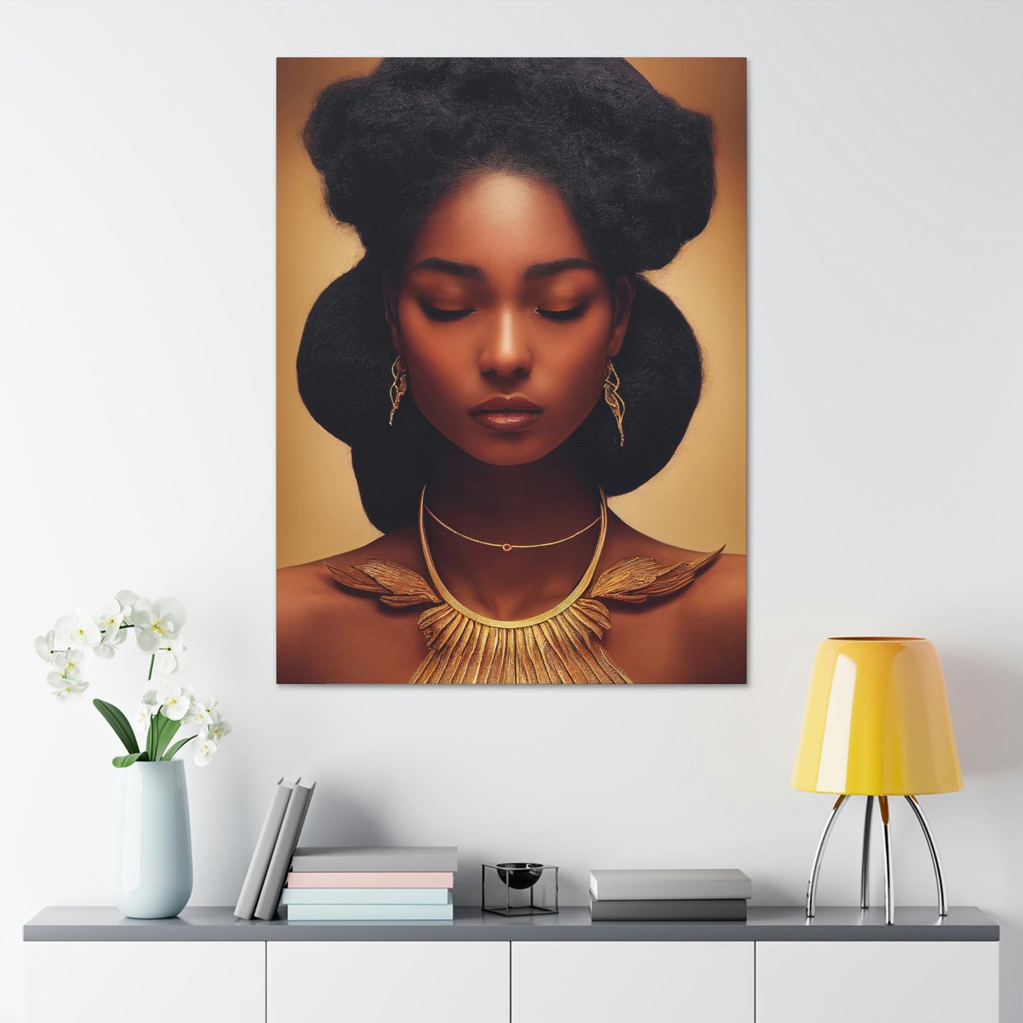 Glam Touch of Glam: Canvas & Poster Wall Art Piece of Stylish Elegance