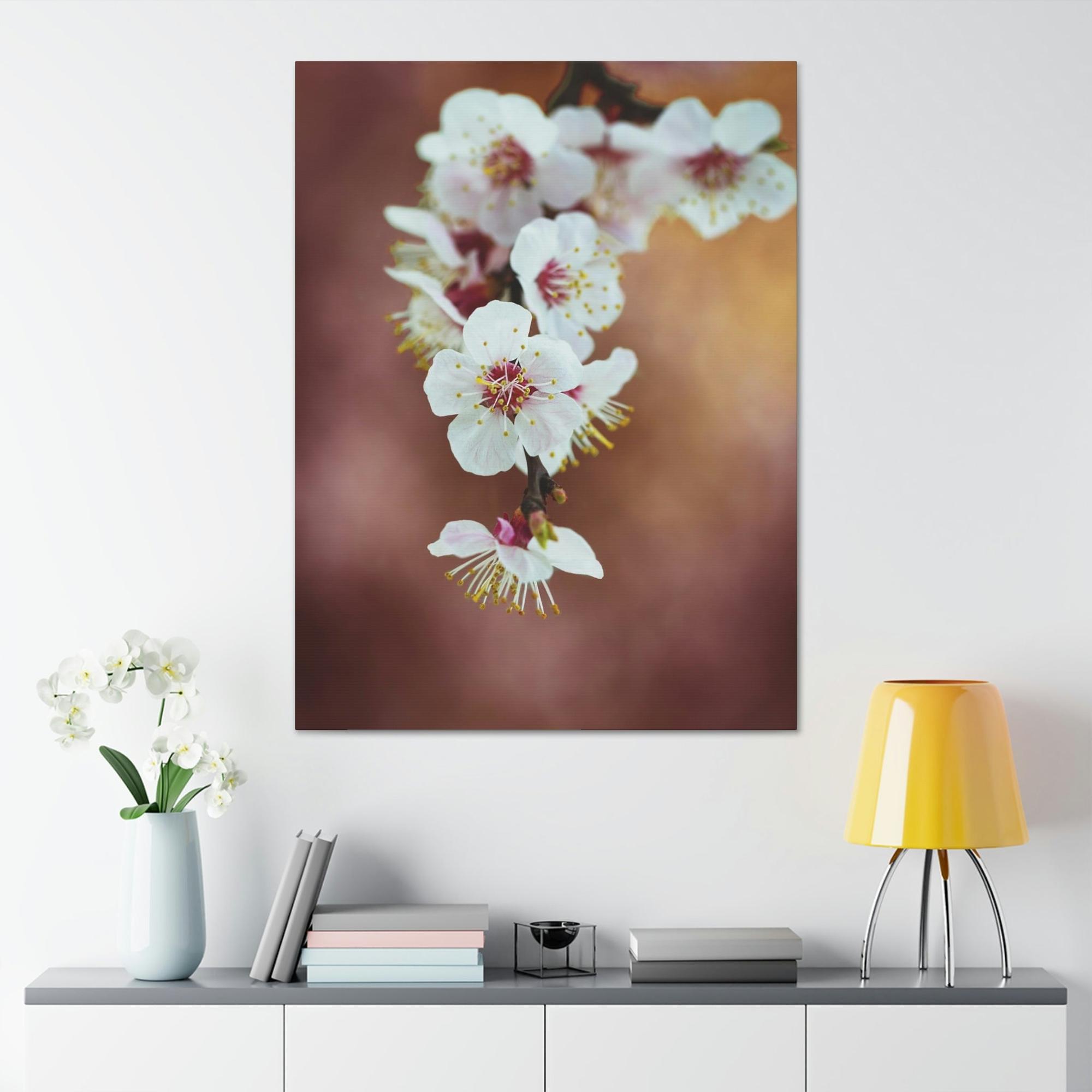 Almond Blossoms Almond Blossoms in Bloom: Framed Canvas & Poster Wall Art