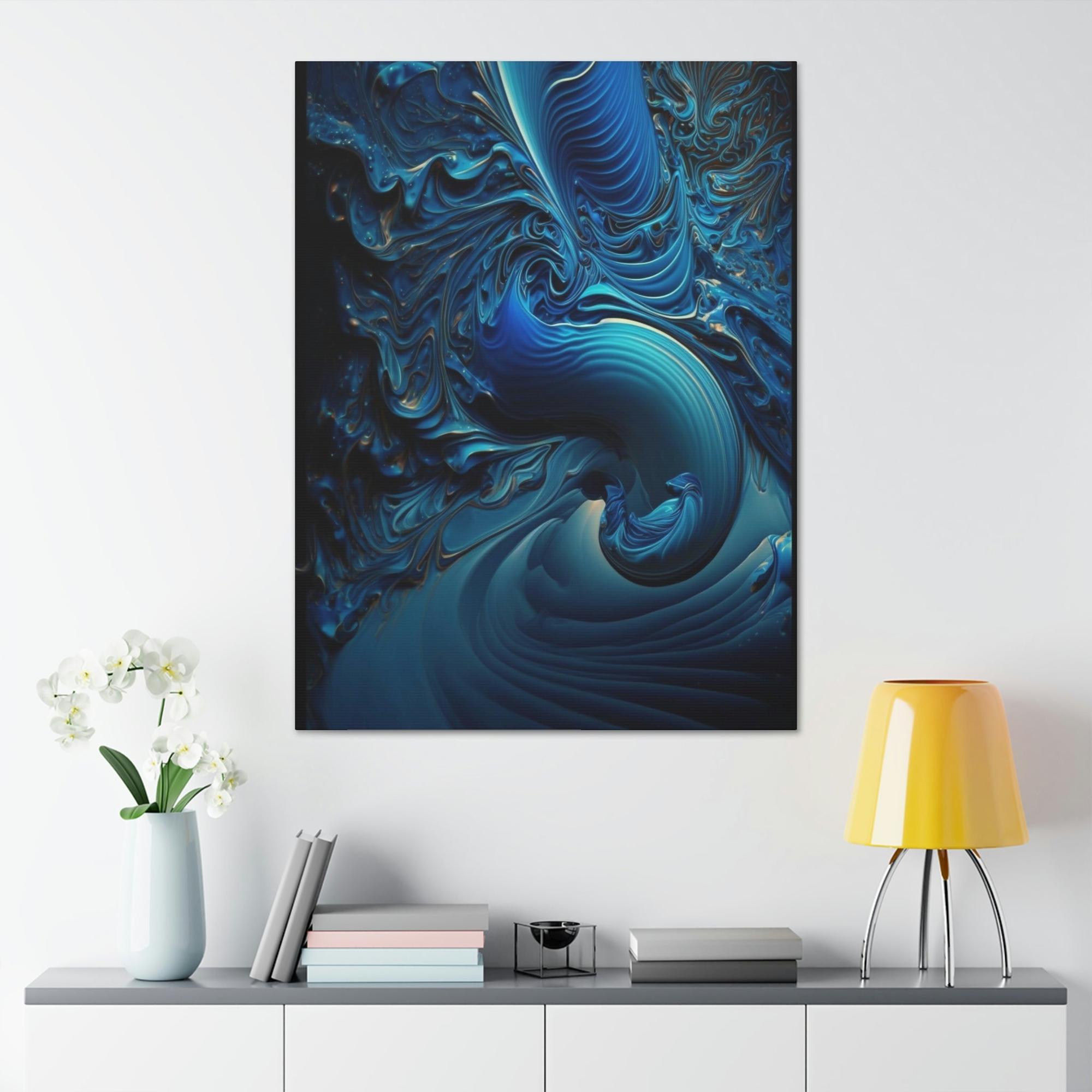 undefined Into the Blue: Gorgeous Blue Themed Canvas Art for Your Home or Office