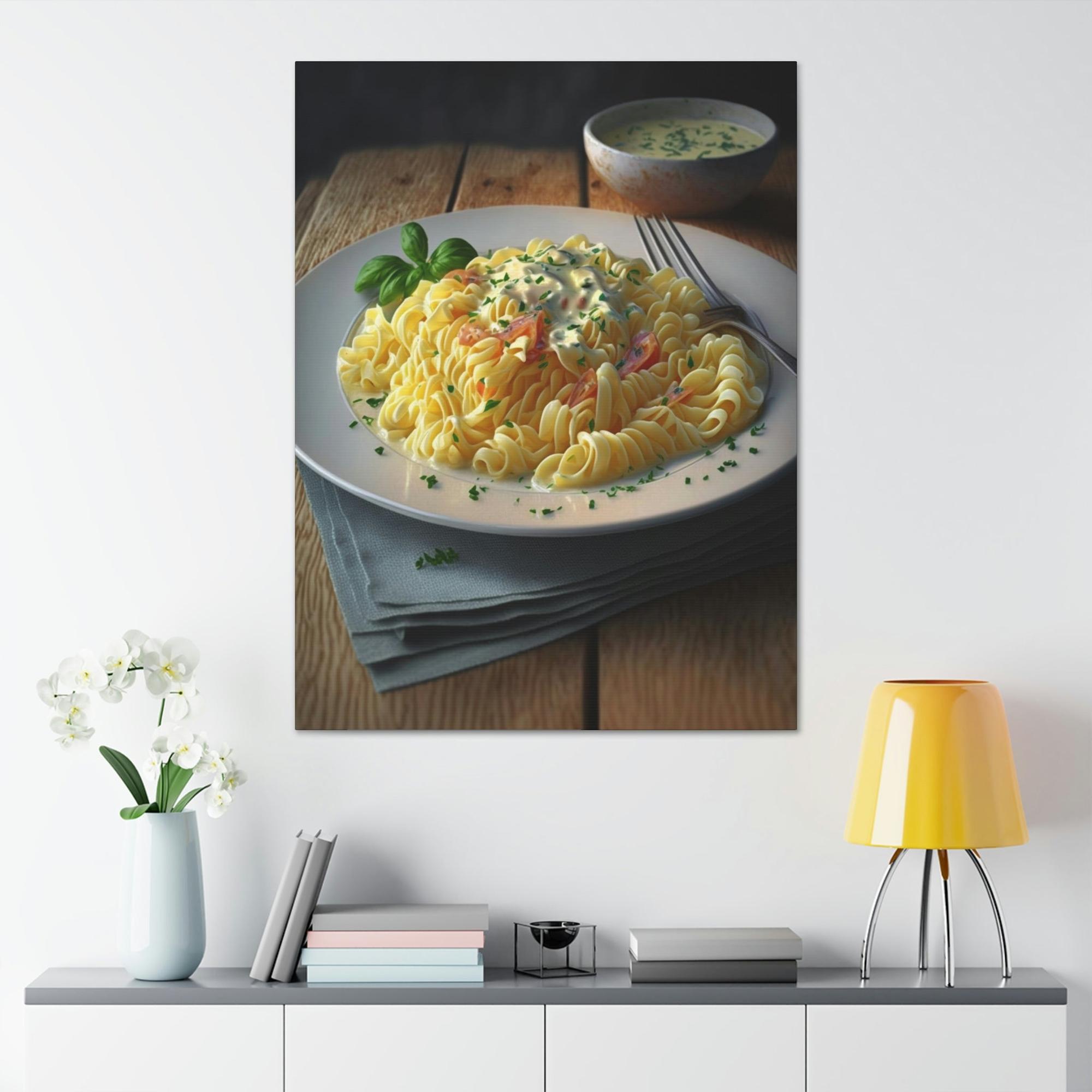Pasta Pasta Lover's Dream: Beautiful Canvas Prints for Your Home