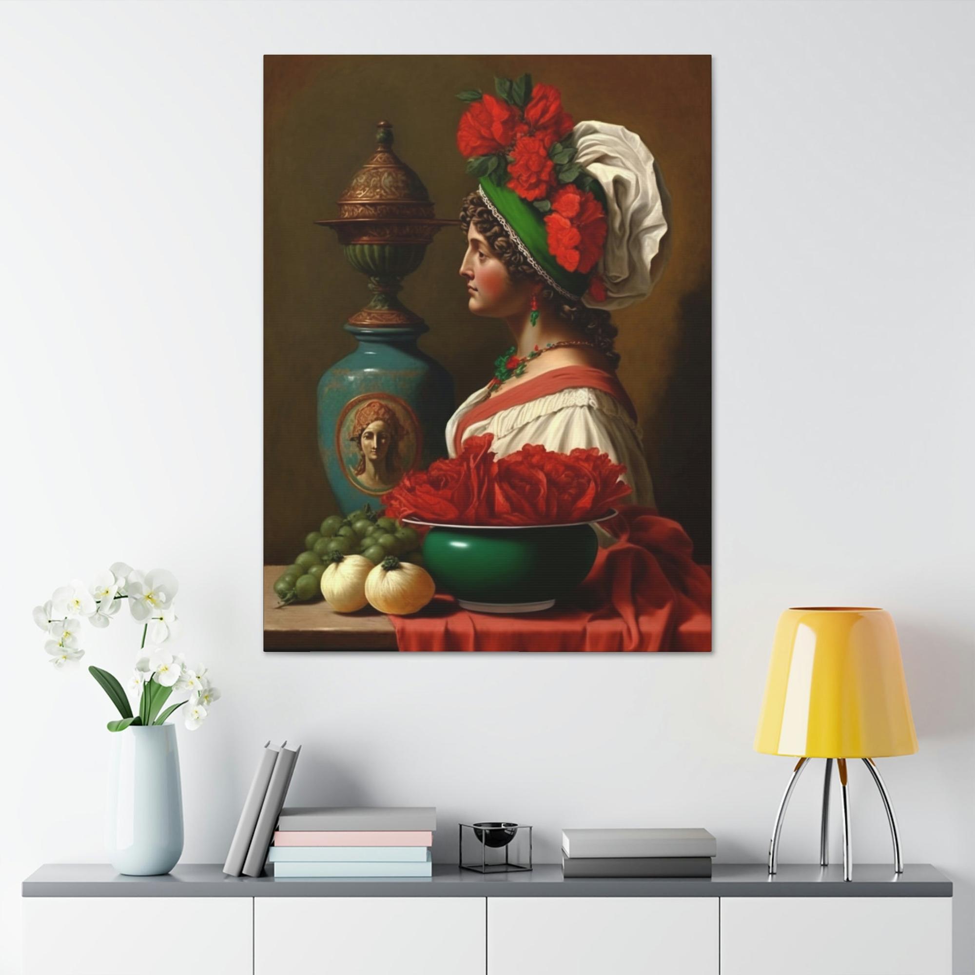 Italian Sophisticated Italian: Poster & Canvas Art Print of Classy Italian Women