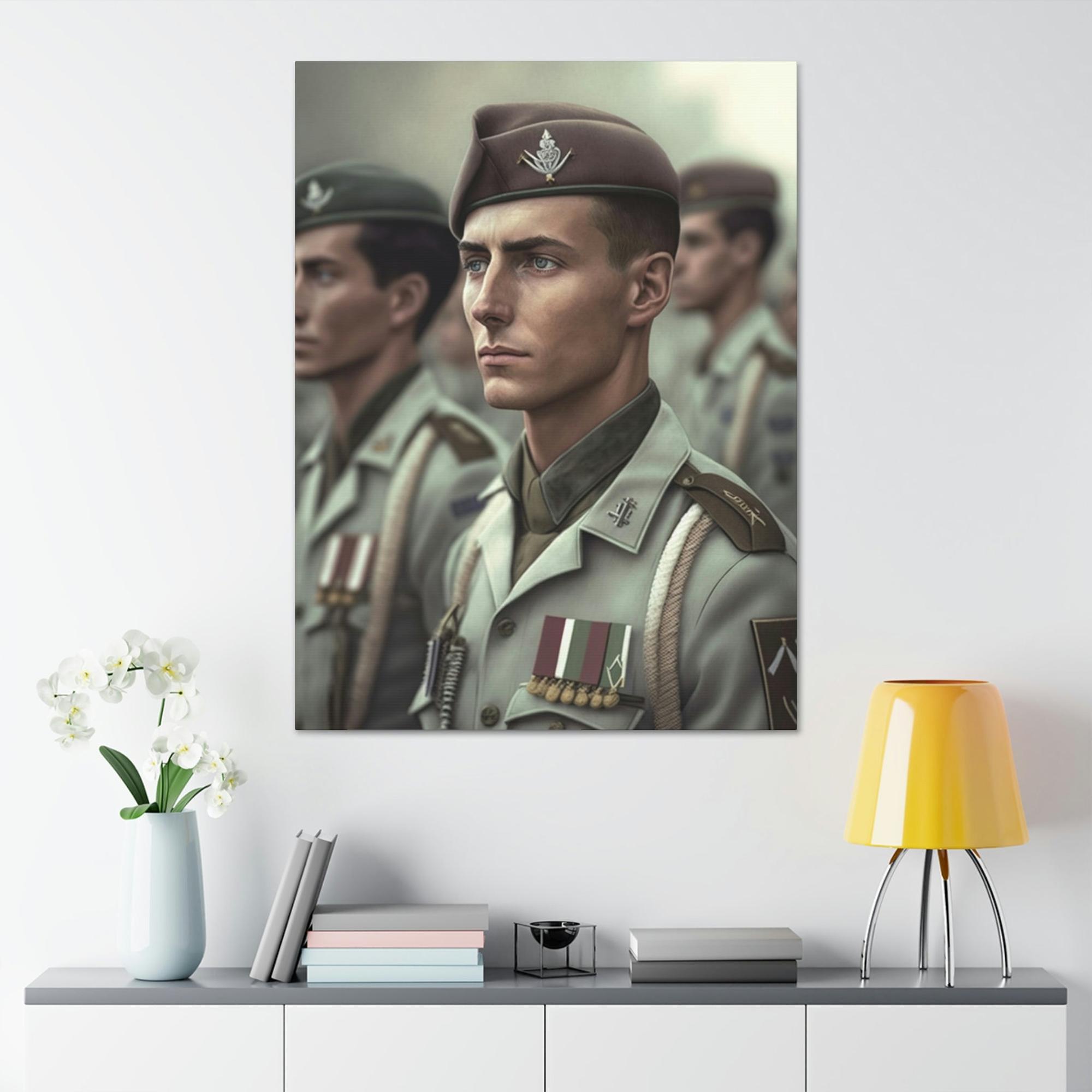 Army Camouflage Warriors: Striking Army Art on Canvas and Poster Prints