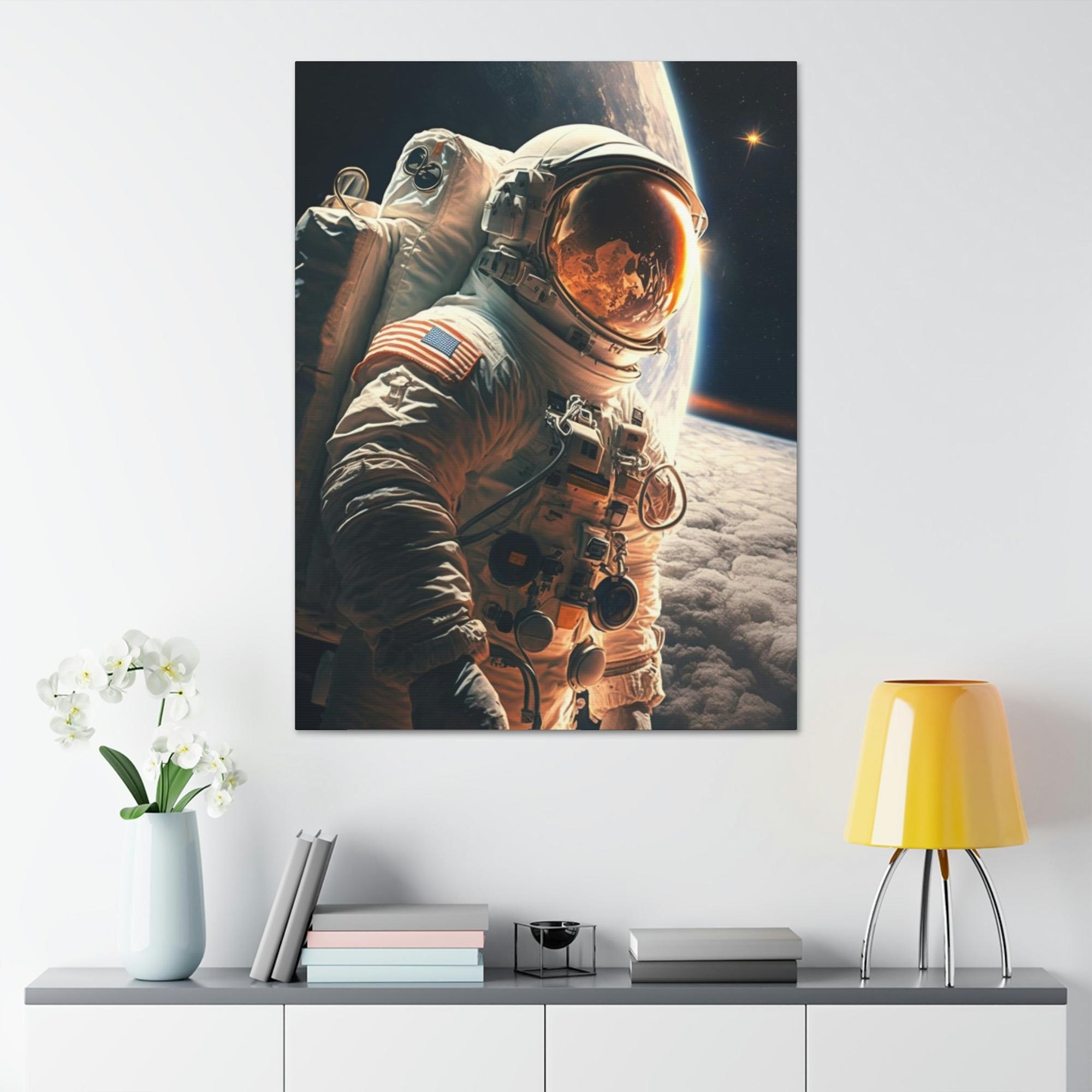 Astronauts Exploring the Universe: Astronauts on Wall Art and Art Prints
