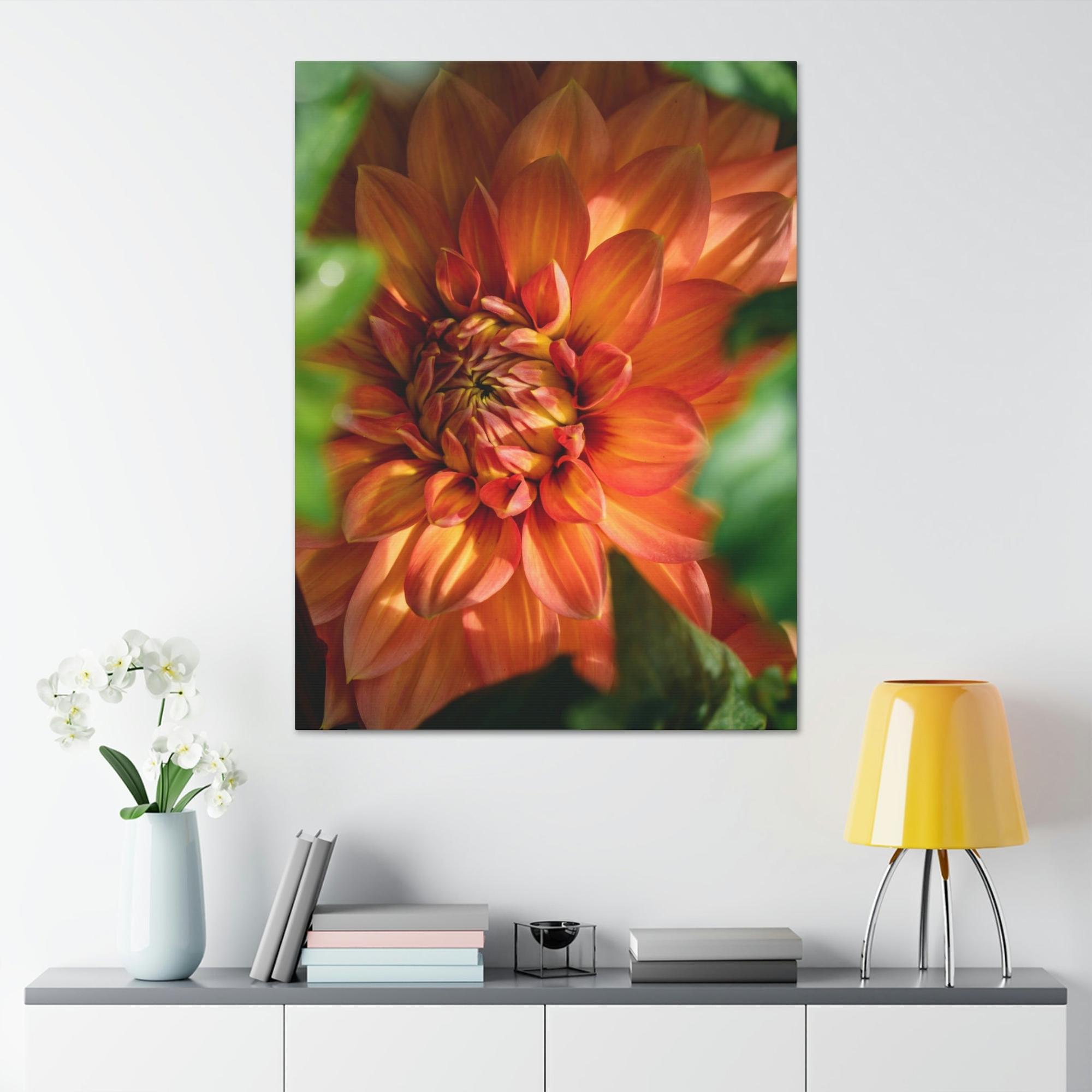 Dahlias The Majesty of Dahlias: A Wall Art Print of These Gorgeous Blooms