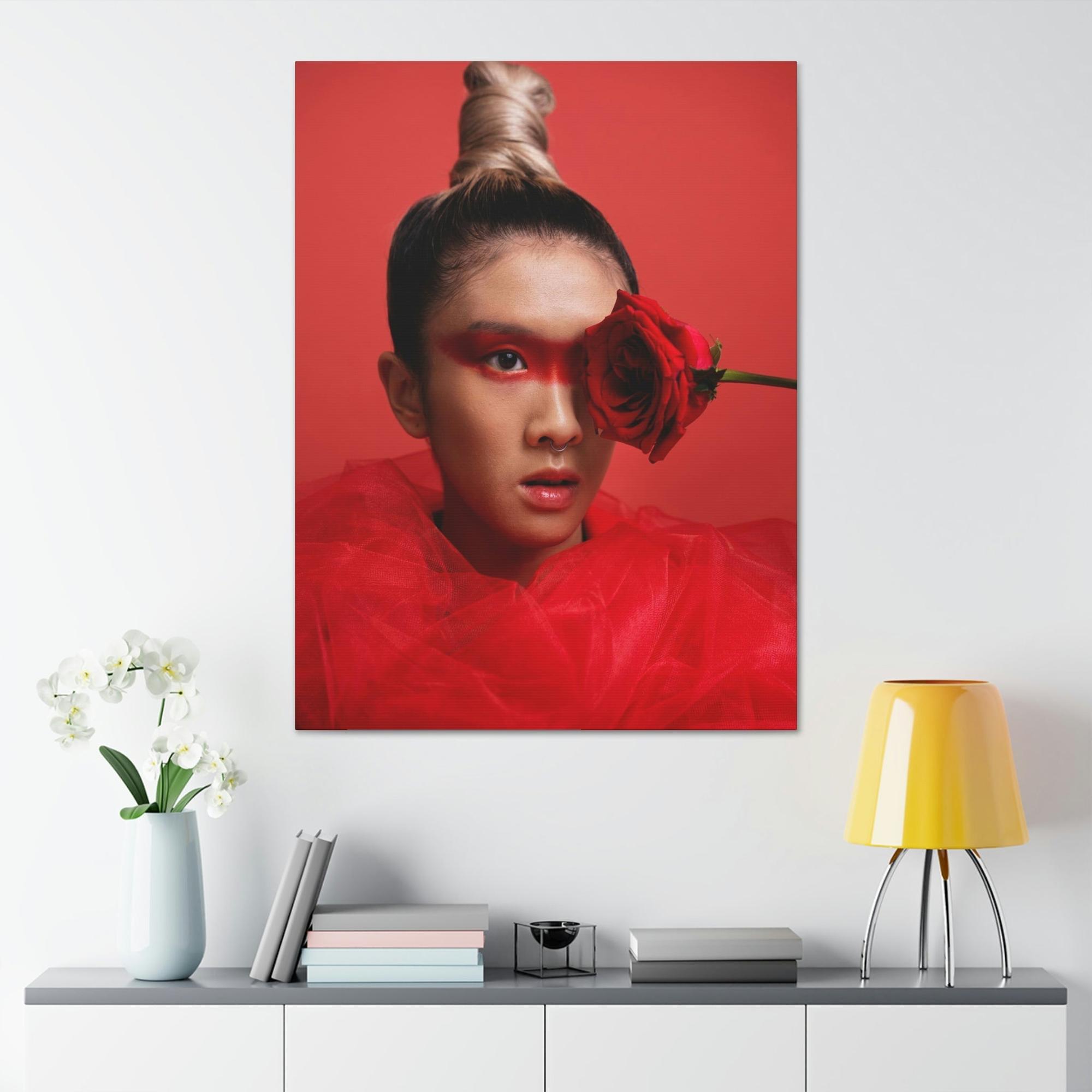 Fashion And Beauty Chic and Stylish: A Framed Canvas of High Fashion and Beauty