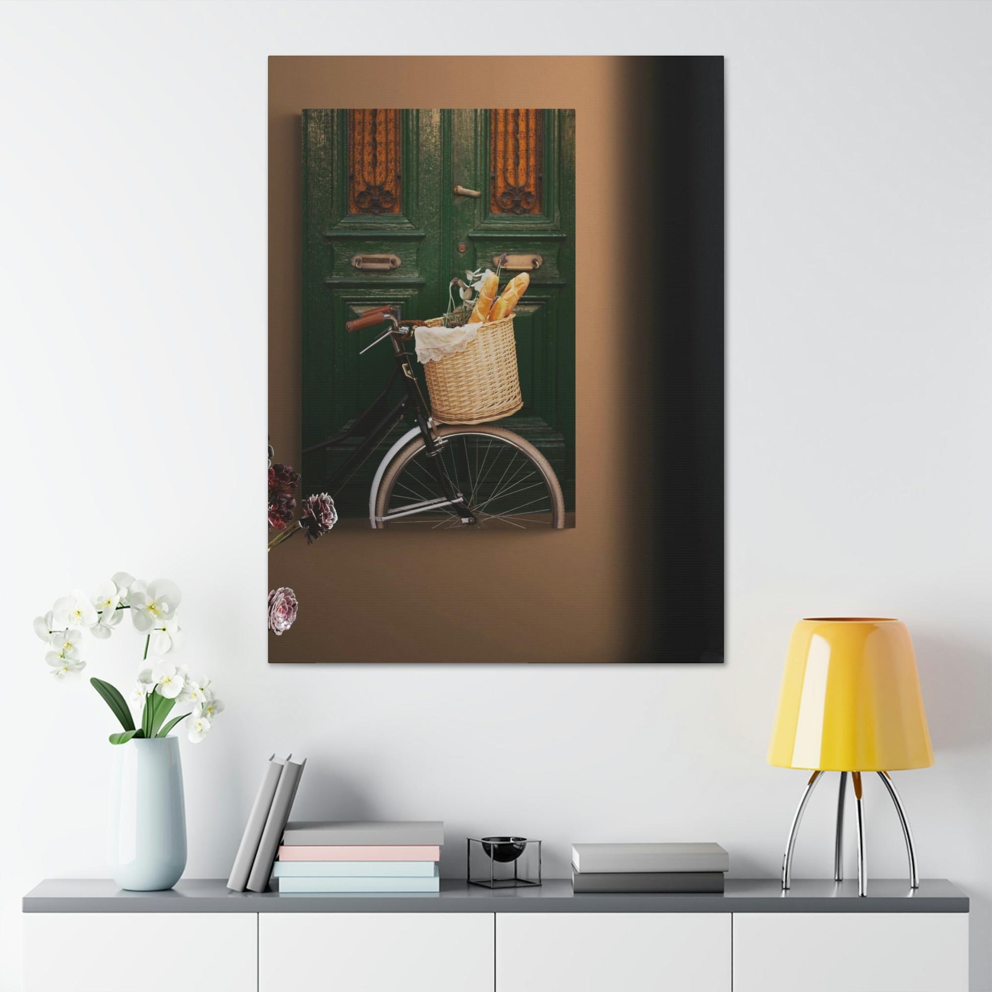 French Bonjour Paris: Natural Canvas & Poster Print of French Charm