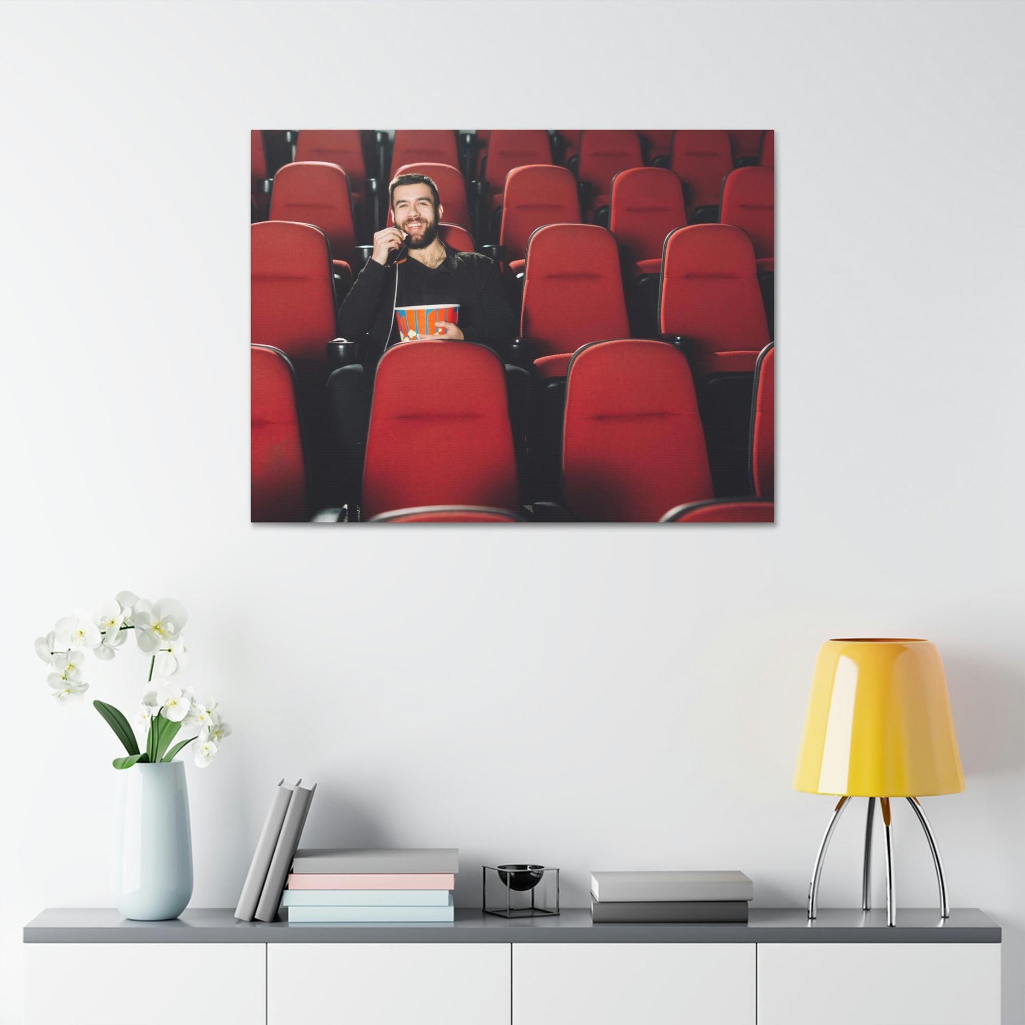 Comedy Comedy Club Chaos: A Hilarious Canvas Print of a Stand-Up Show