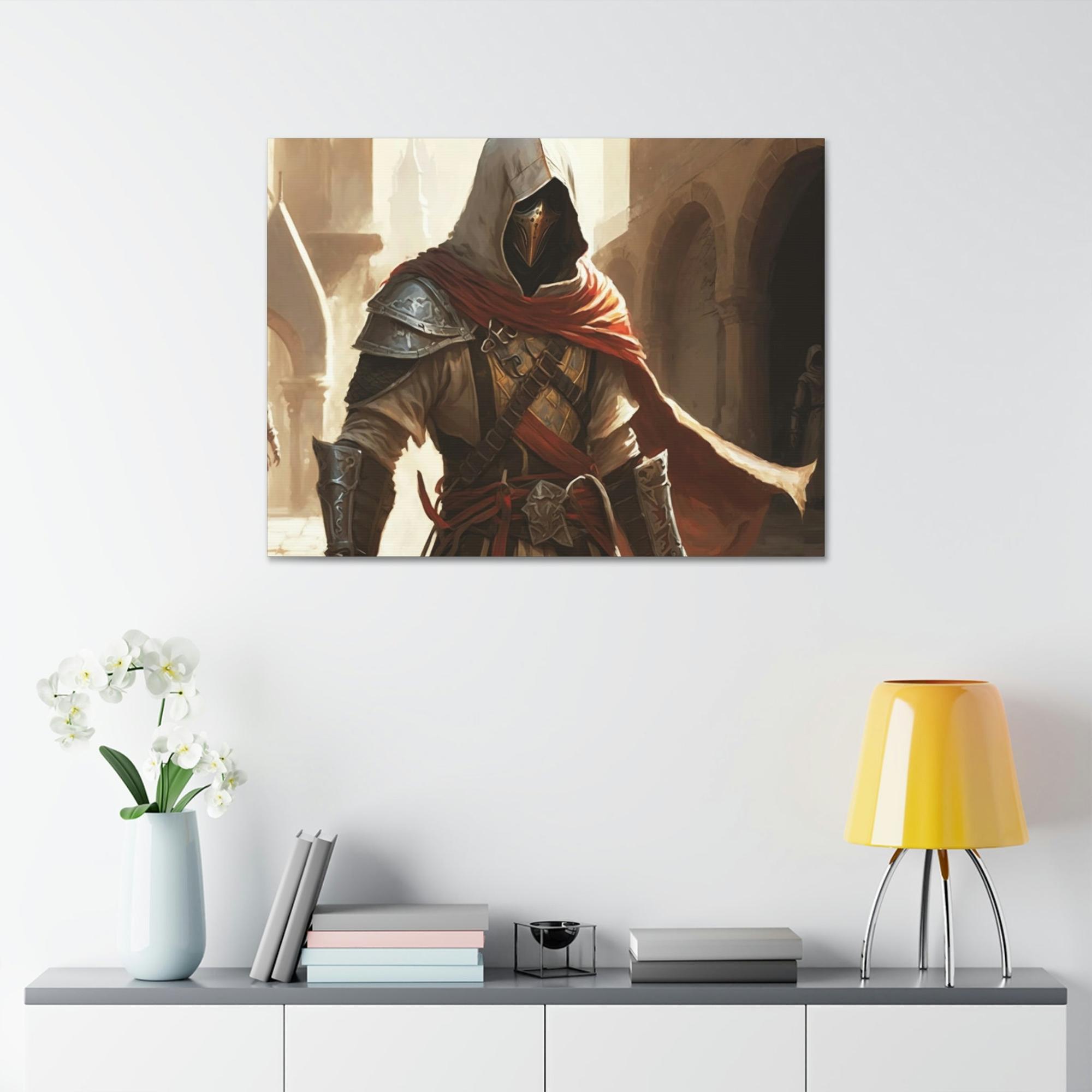 Assassin Creed Altair Ibn-La'Ahad: Wall Art Print on Canvas & Poster of Assassin's Creed