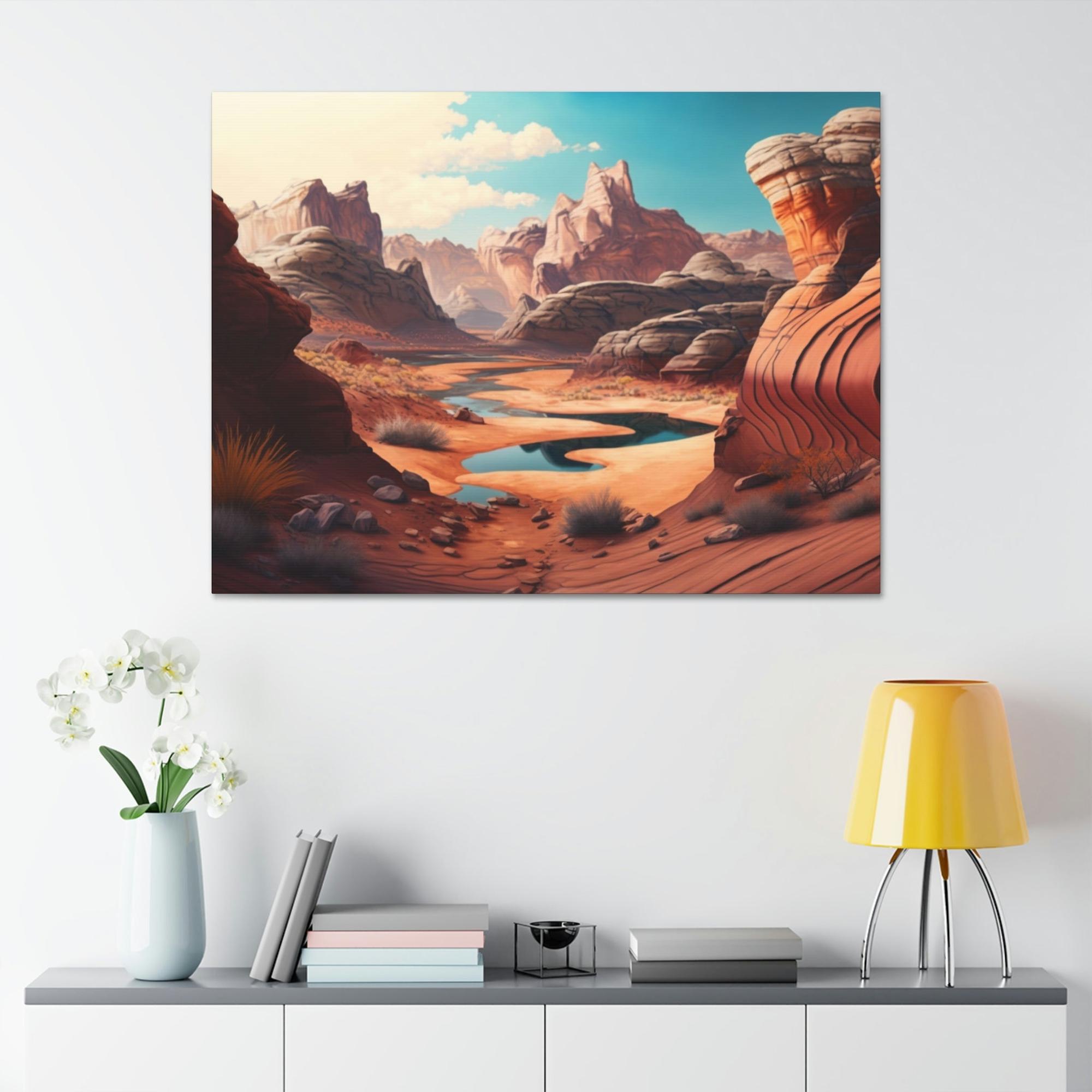 Canyon Nature's Beauty: Canyons Print on Canvas and Art Prints for Your Home