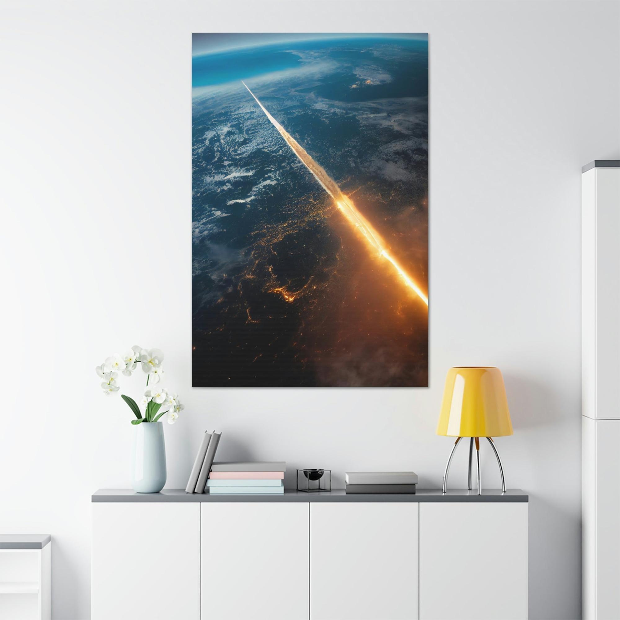Nasa Cosmic Expedition: A NASA-Inspired Painting