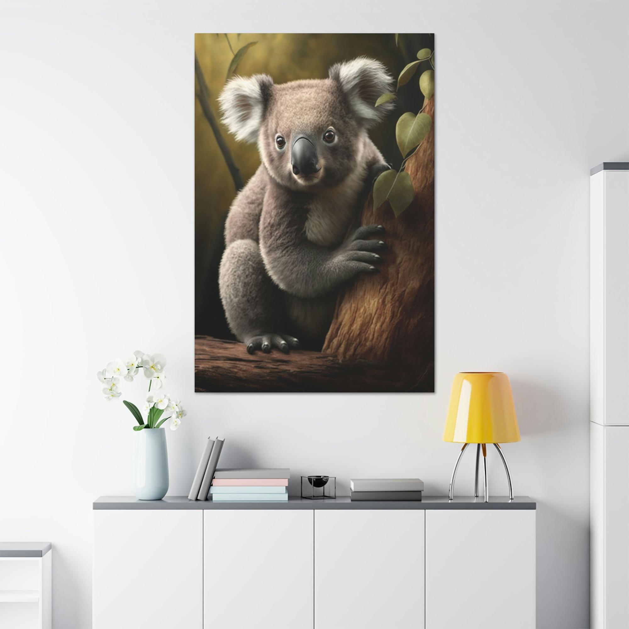 Koalas Eucalyptus Dreams: A Stunning and Relaxing Koala Painting on Canvas