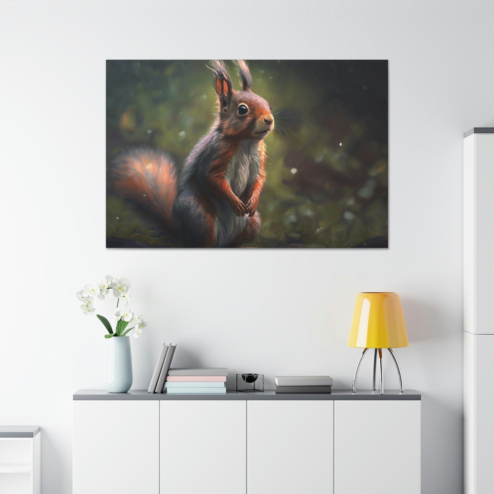 Squirrels Squirrelly Charm: A Furry Friend
