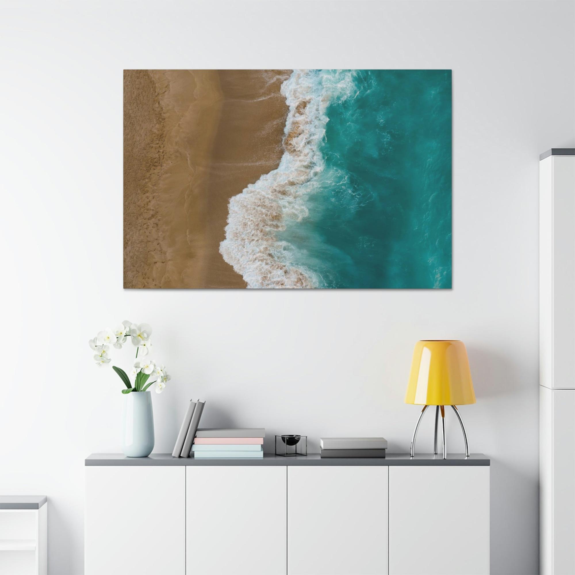 Coastal The Coastal Breeze: Framed Canvas & Poster of Refreshing Coastal View