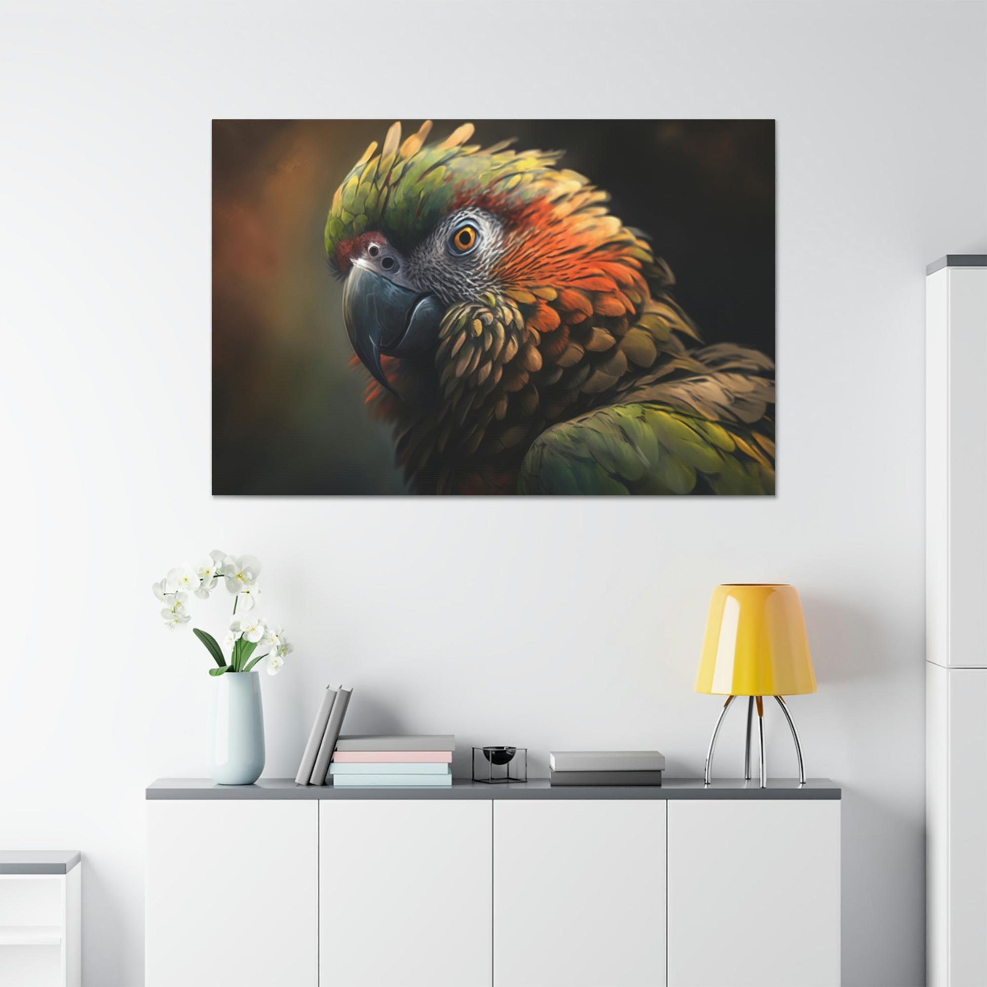 Parrots Parrot Whispers: A Canvas of Tropical Secrets and Mysteries