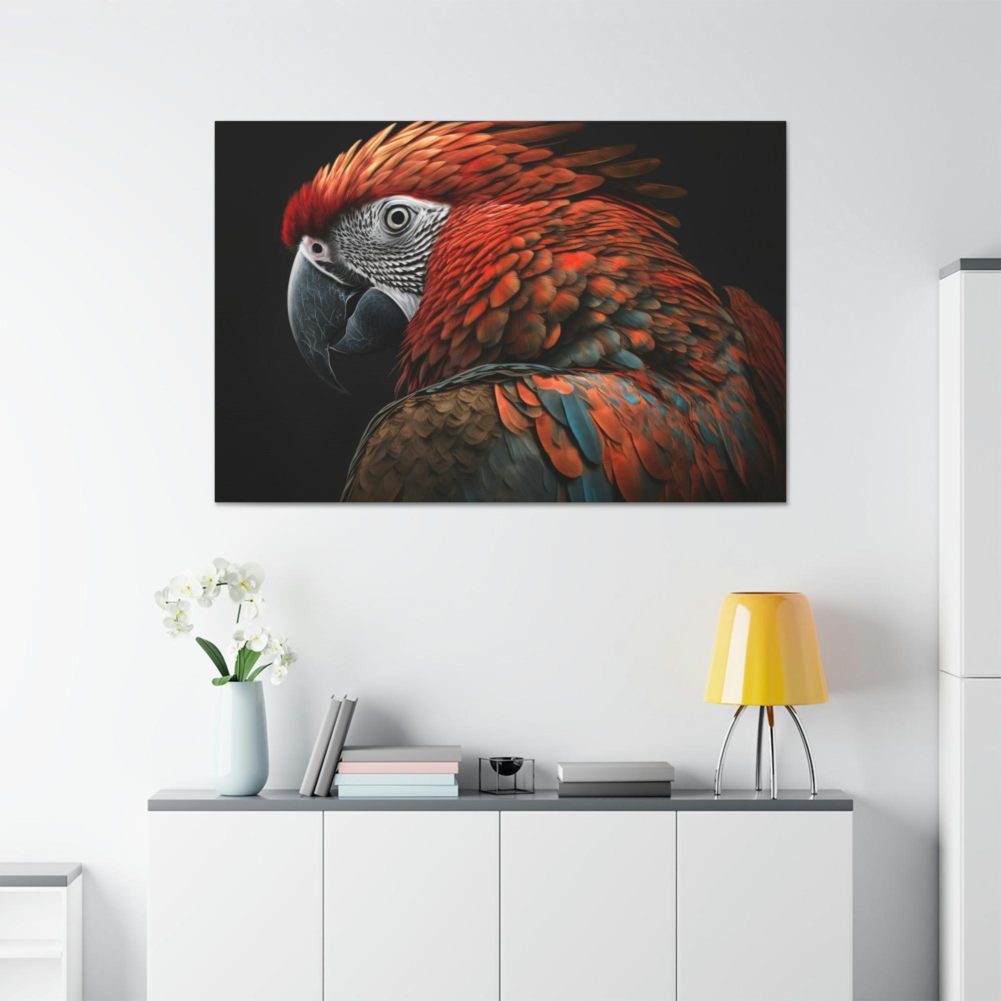 Parrots Parrot Portrait: A Canvas of Individuality and Personality in the Jungle