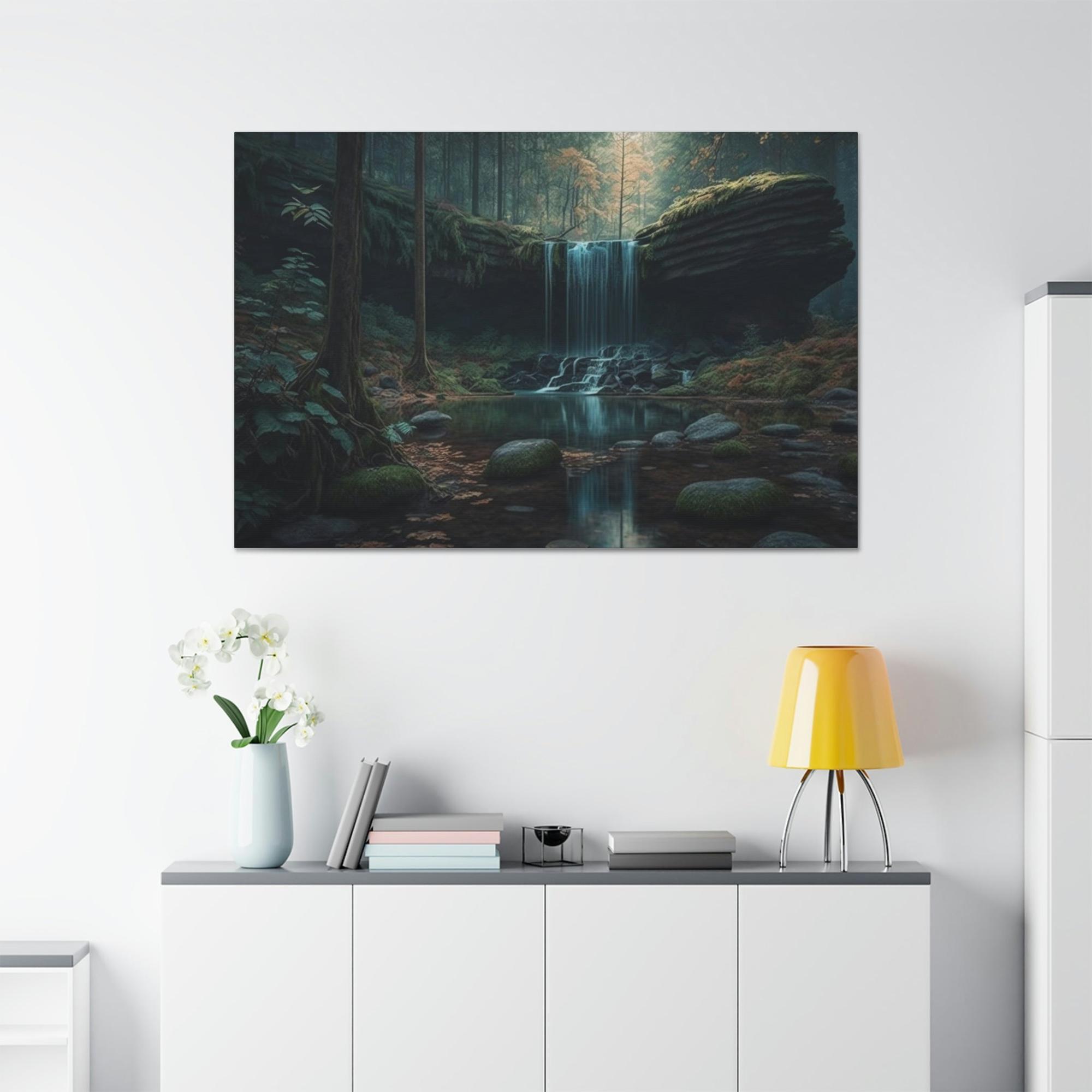 undefined Waterfall Dream: A Soothing Oasis