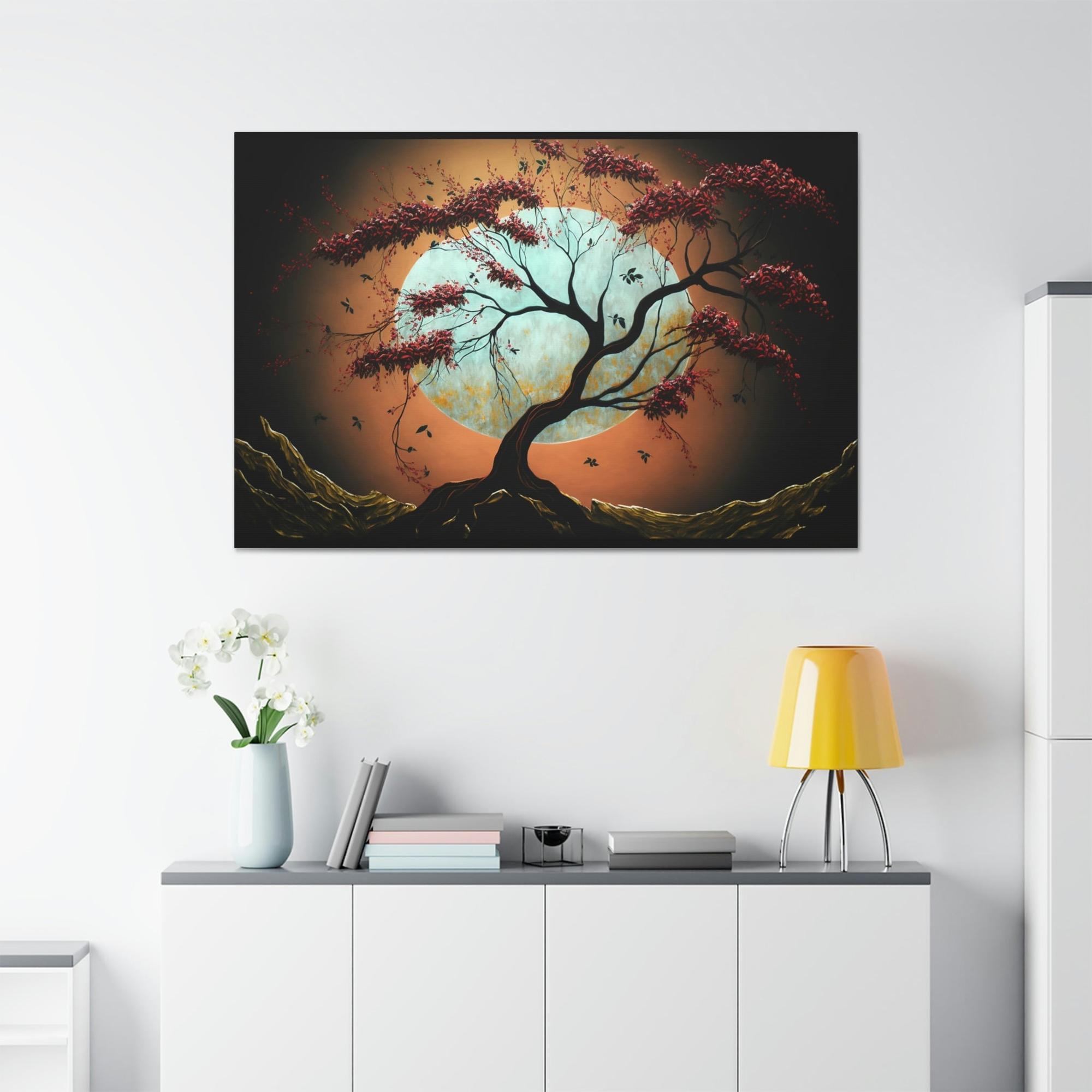 Abstract Landscape Natural Illusions: Canvas & Poster Print of Abstract Landscape