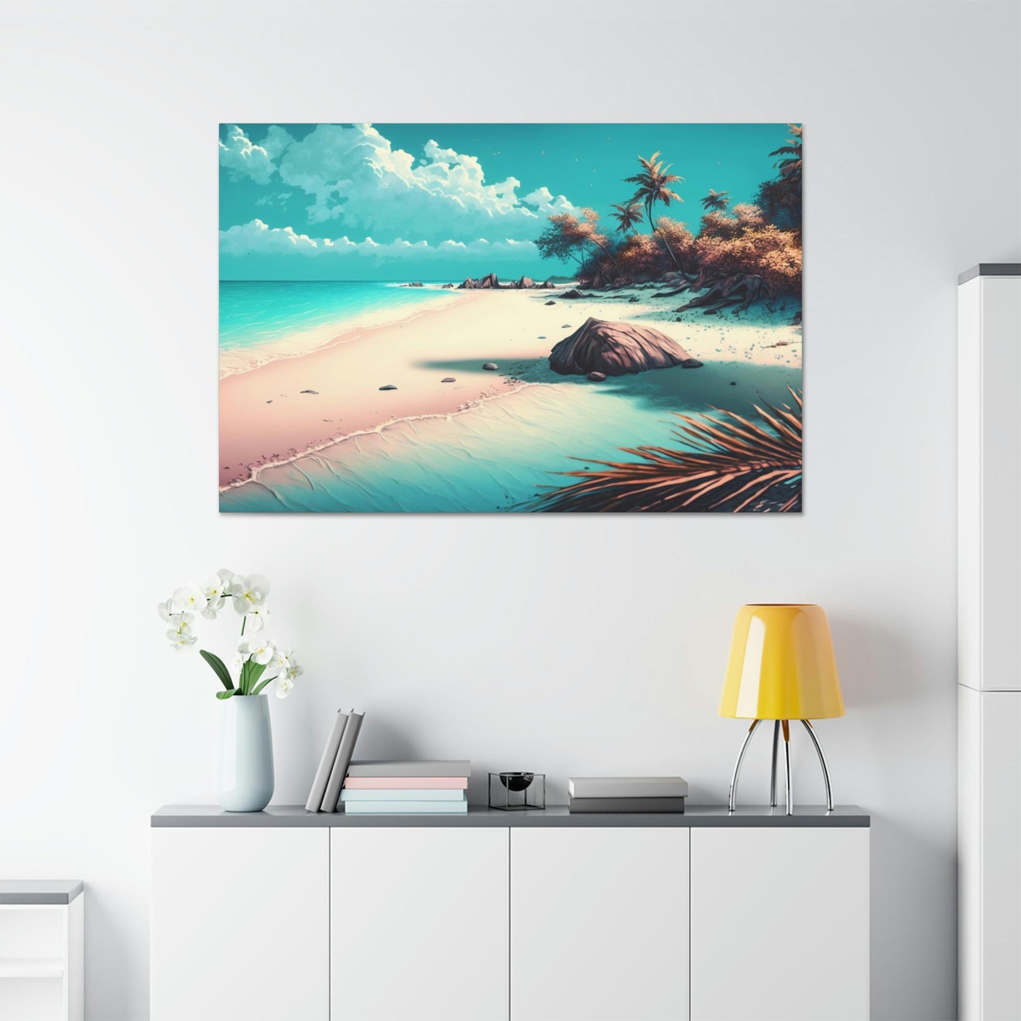 Tropical Beach Island Majesty: A Regal Paradise