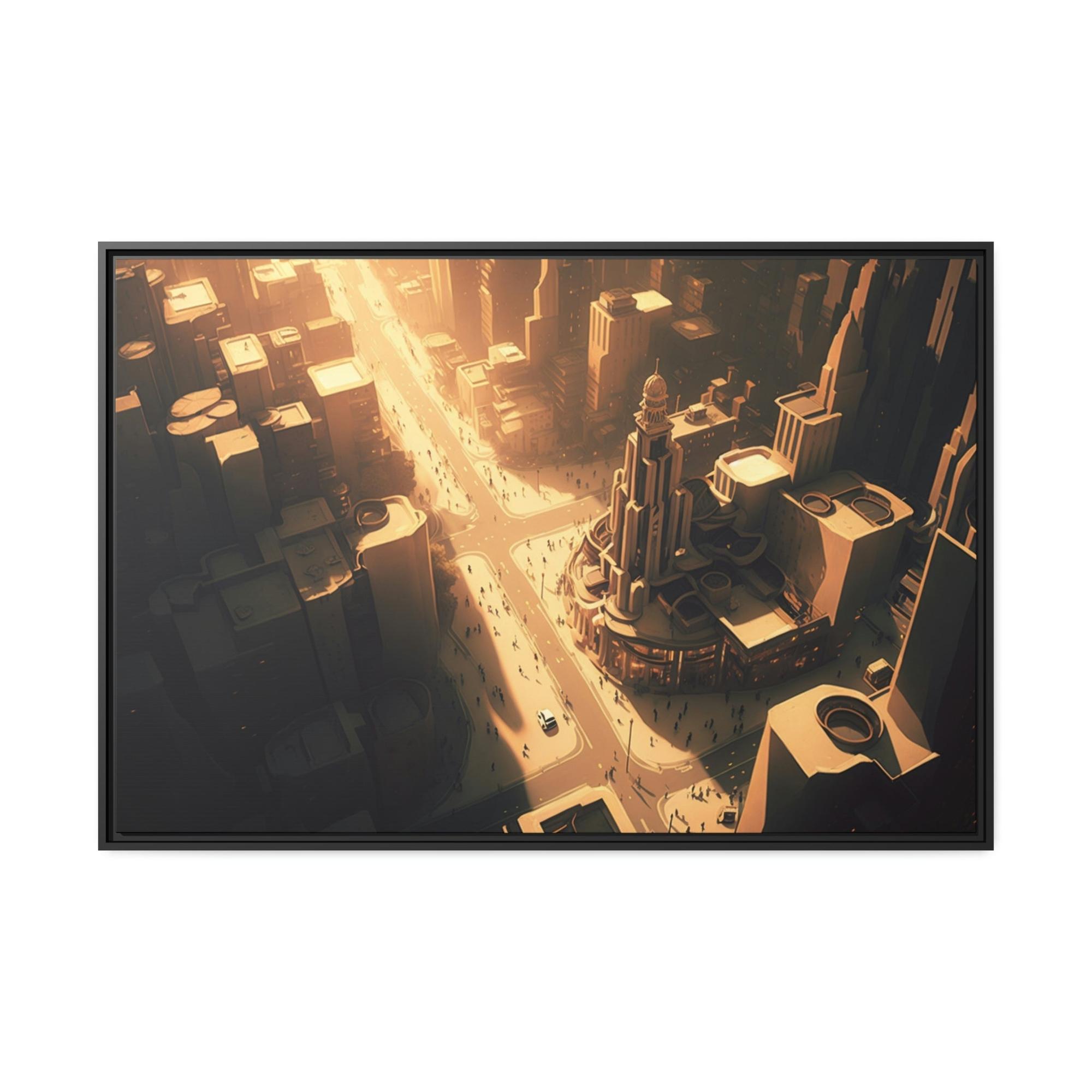 Cities Framed in the City: Stunning Cityscape Art on Framed Canvas & Poster