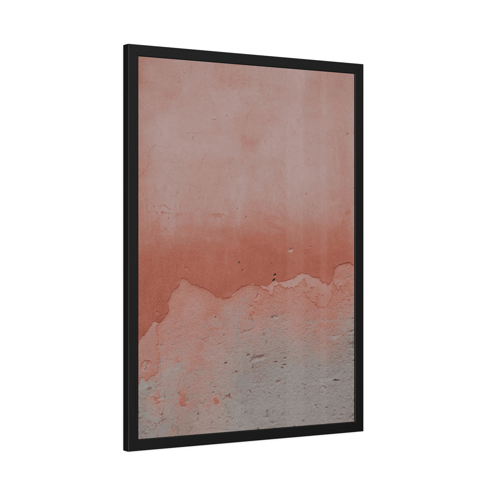 Abstract Minimalist Naturalistic Abstract Minimalist: Framed Canvas Print for Soothing Art